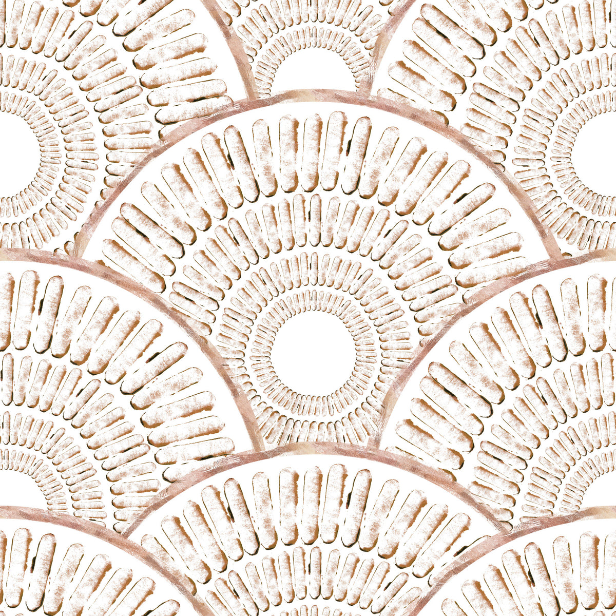 Art Deco Fan Radiating Arcs Wallpaper⁠ in your room