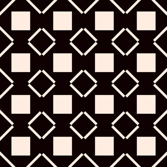 Minimalist Monochrome Geometric Grid Wallpaper⁠