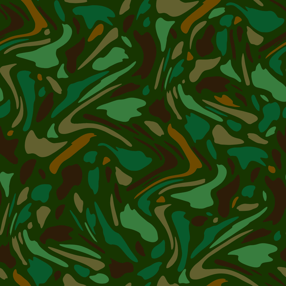 Fluid Camo Texture in Earth Tones Wallpaper⁠ in your room — zoomed