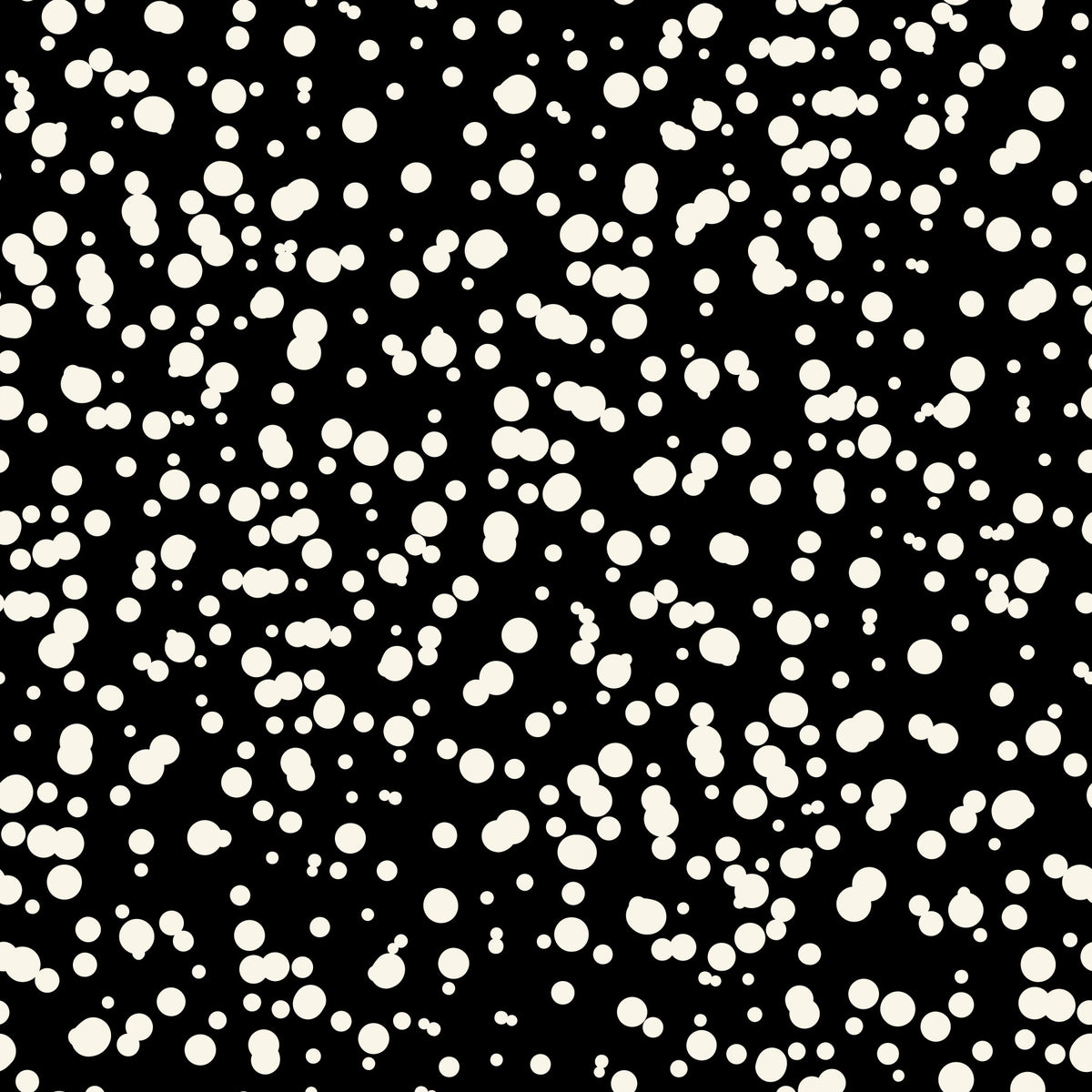 Monochrome Scattered Dots Pattern Wallpaper⁠ in your room