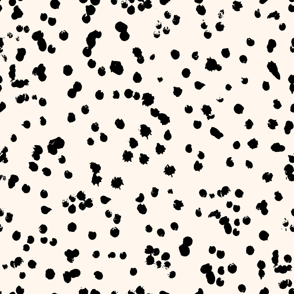 Black and Cream Ink Splatter Wallpaper⁠ in your room — zoomed