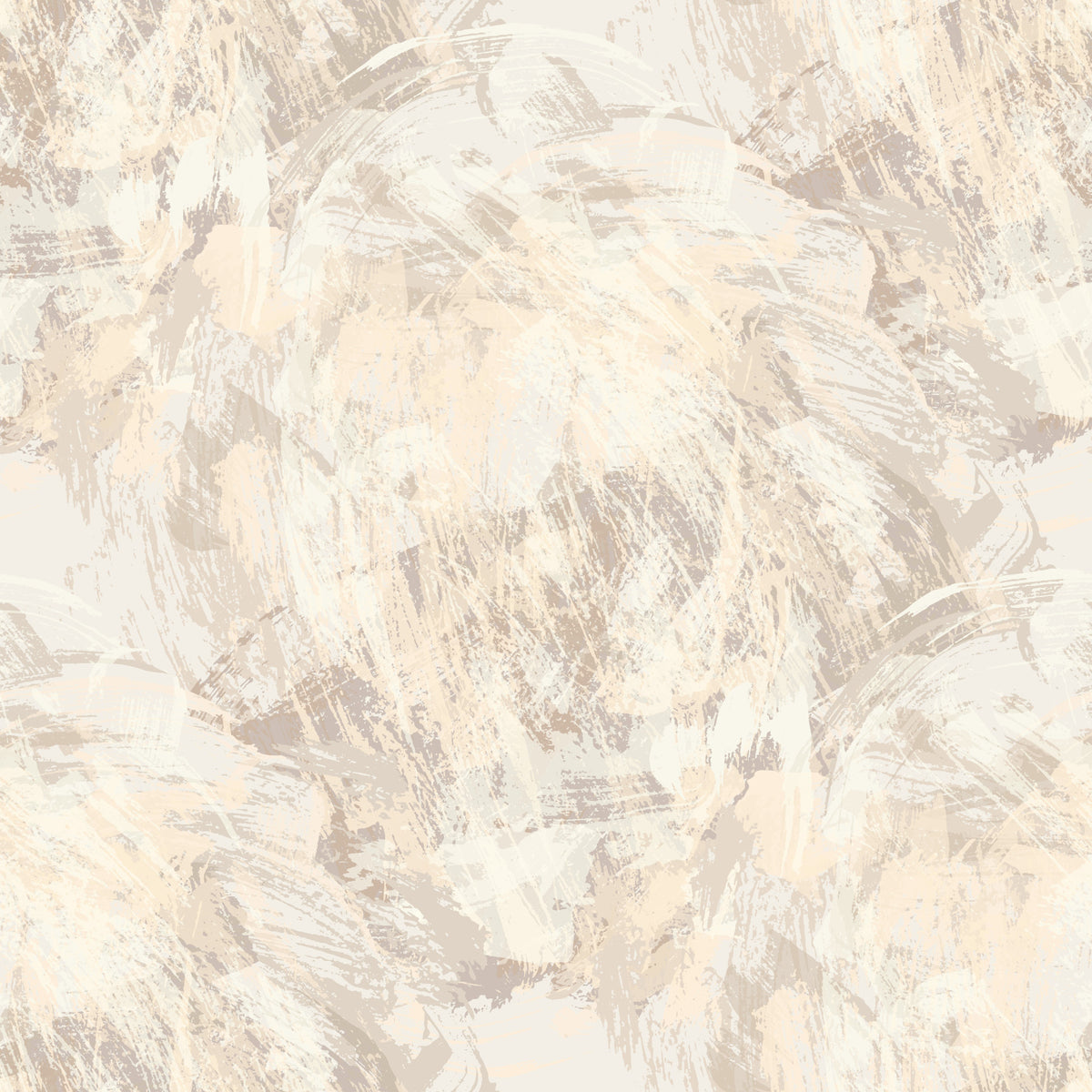 Creamy Taupe Painted Texture Wallpaper⁠ in your room — zoomed