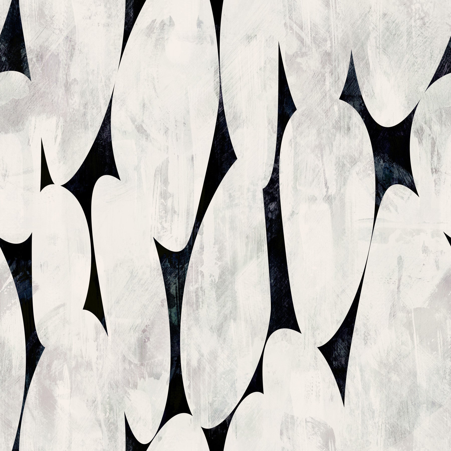 Abstract Painted Monoliths Wallpaper⁠