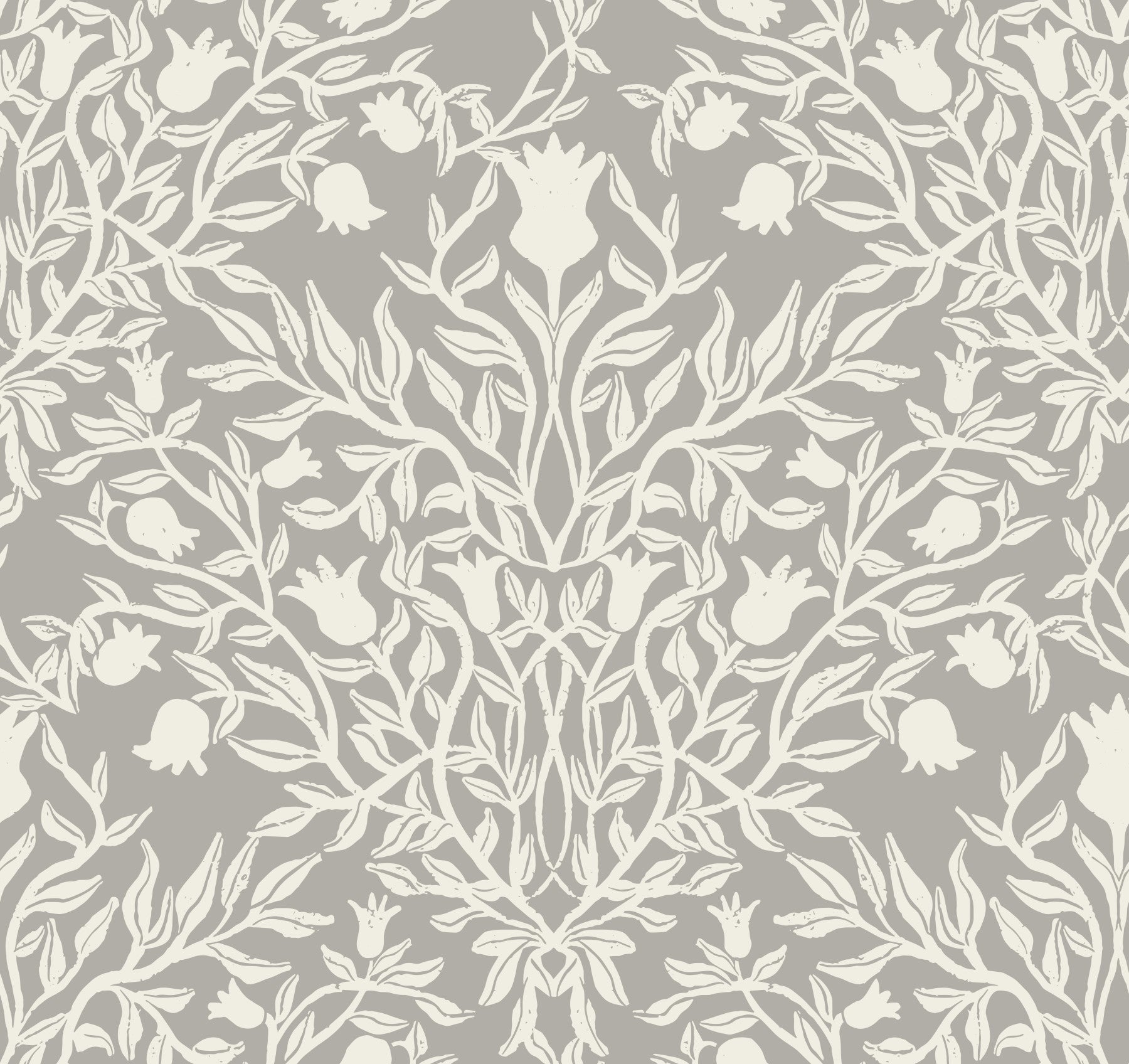 Heritage Damask Botanical Wallpaper⁠
