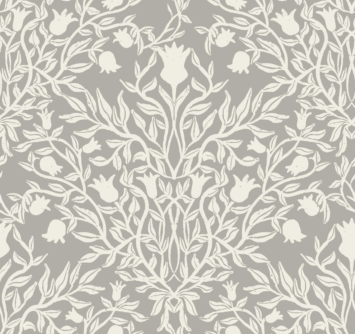 Heritage Damask Botanical Wallpaper⁠
