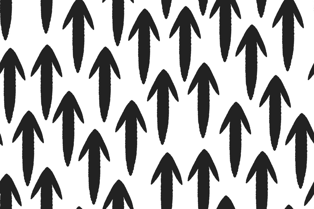 Graphic Arrow Pattern Wallpaper⁠ in your room