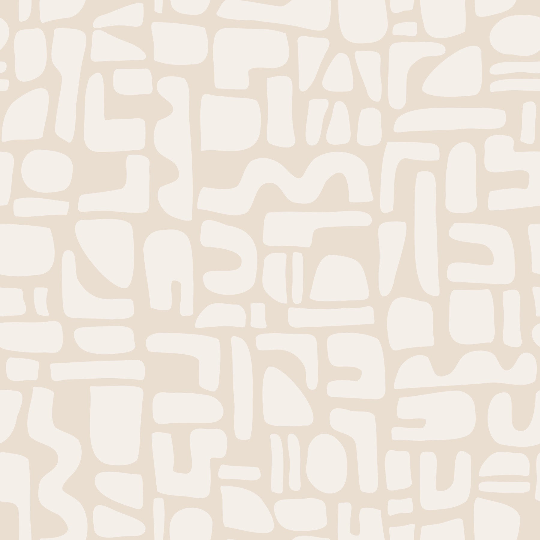 Minimalist Soft Geometric Shapes Wallpaper⁠