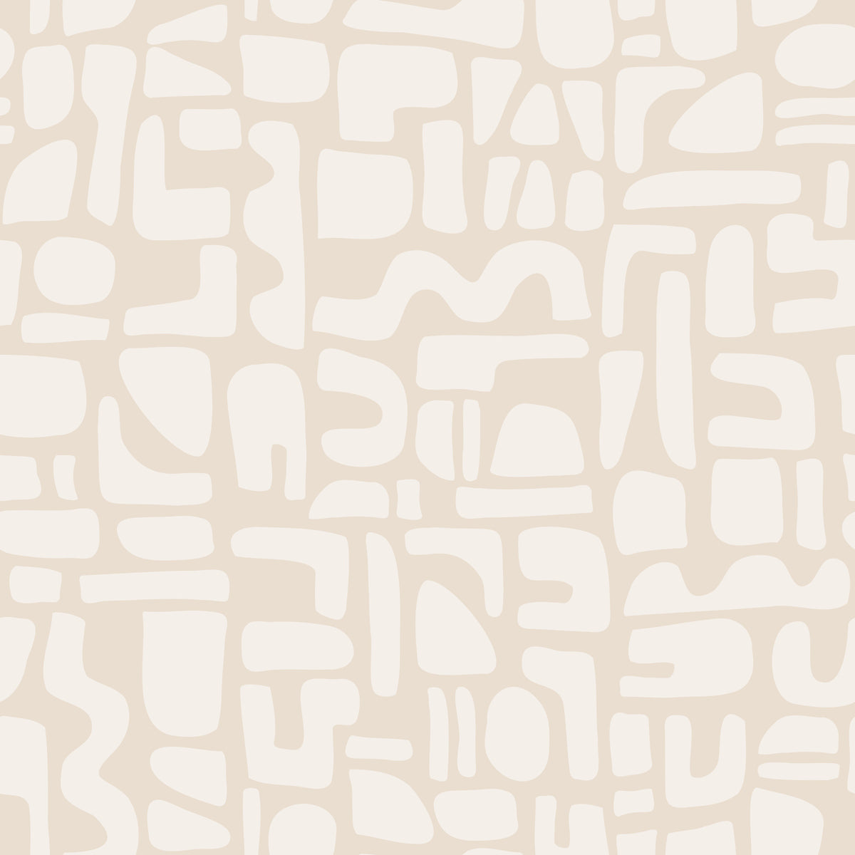 Minimalist Soft Geometric Shapes Wallpaper⁠ in your room