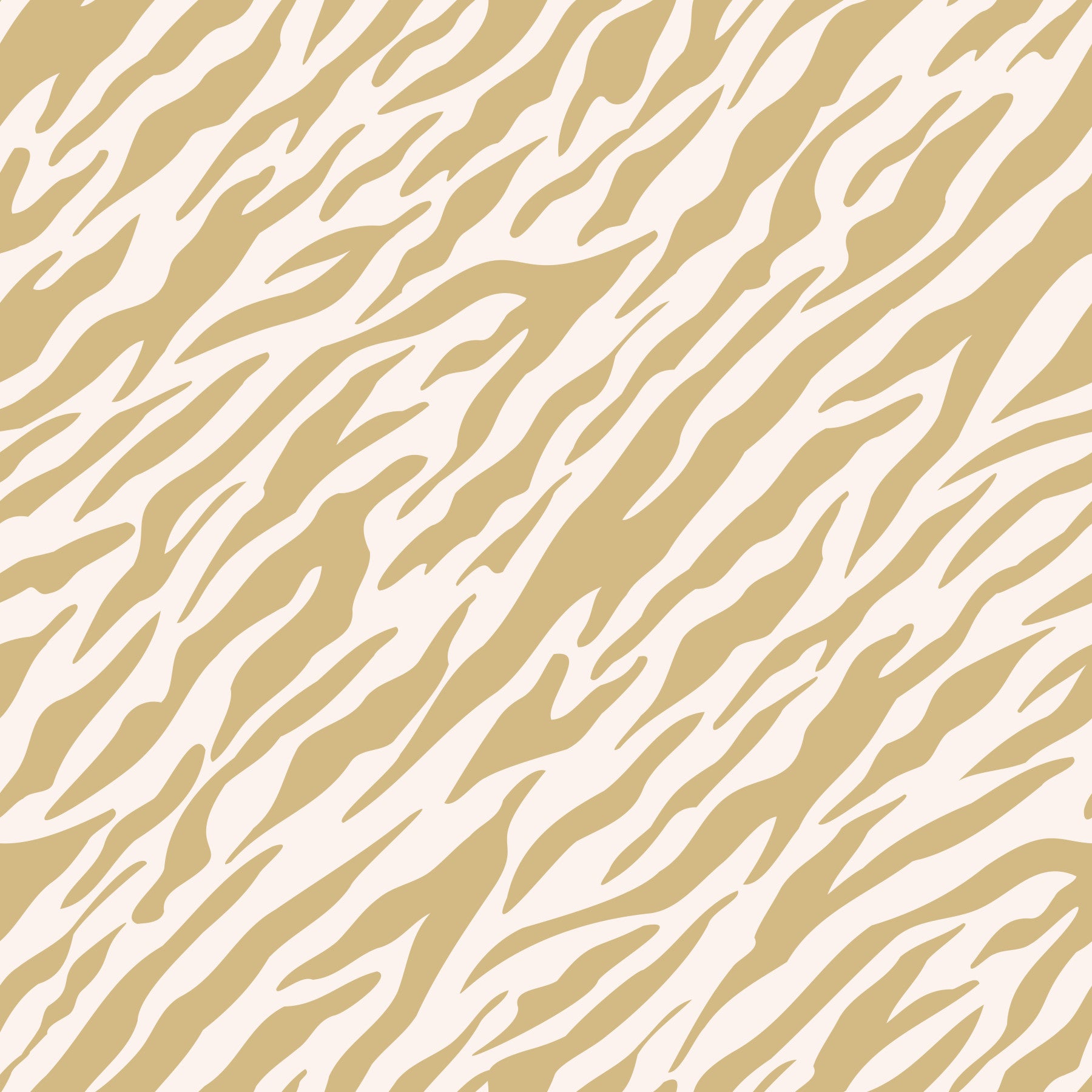Abstract Gold Animal Stripe Wallpaper⁠
