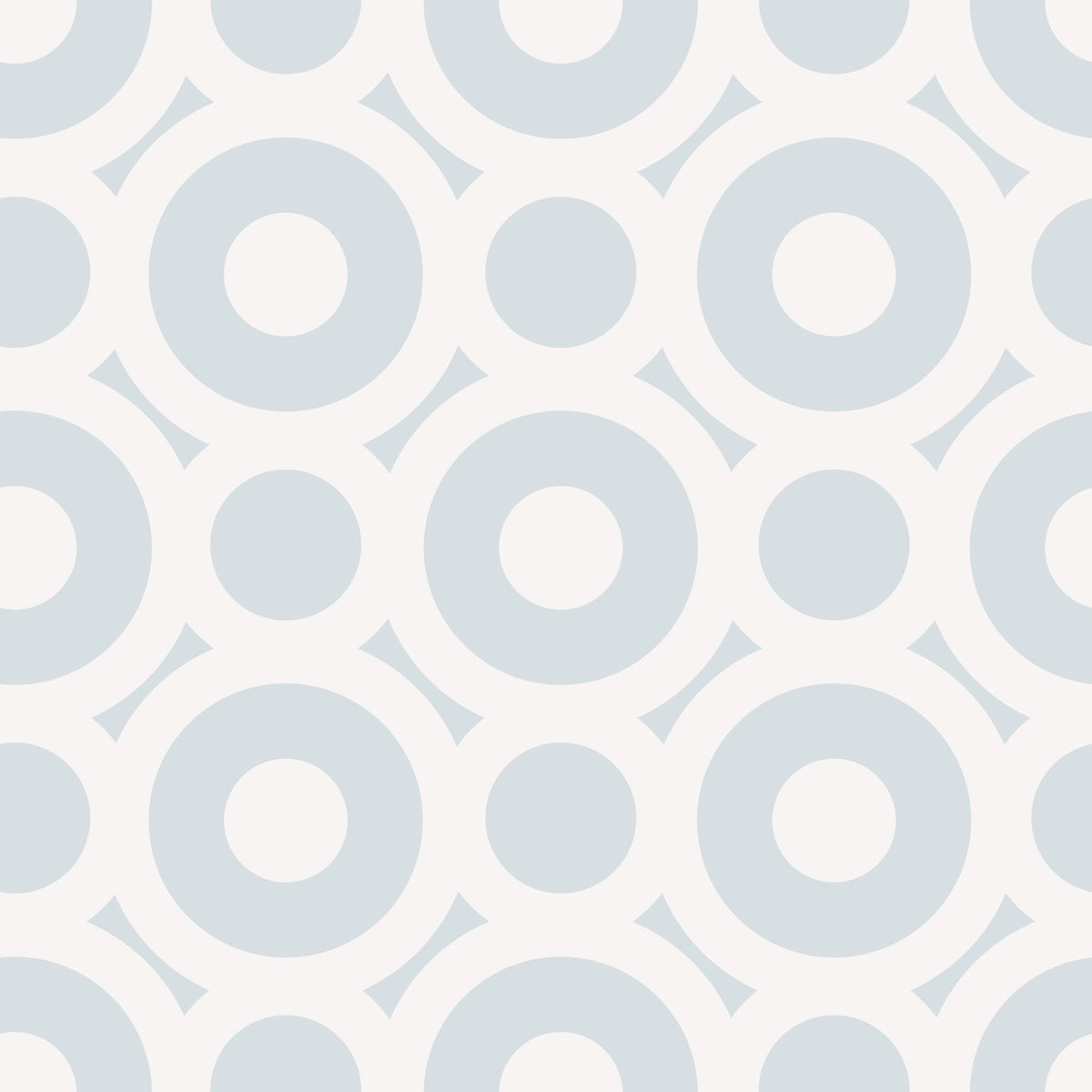 Contemporary Airy Circles Graphic Print Wallpaper⁠ in your room
