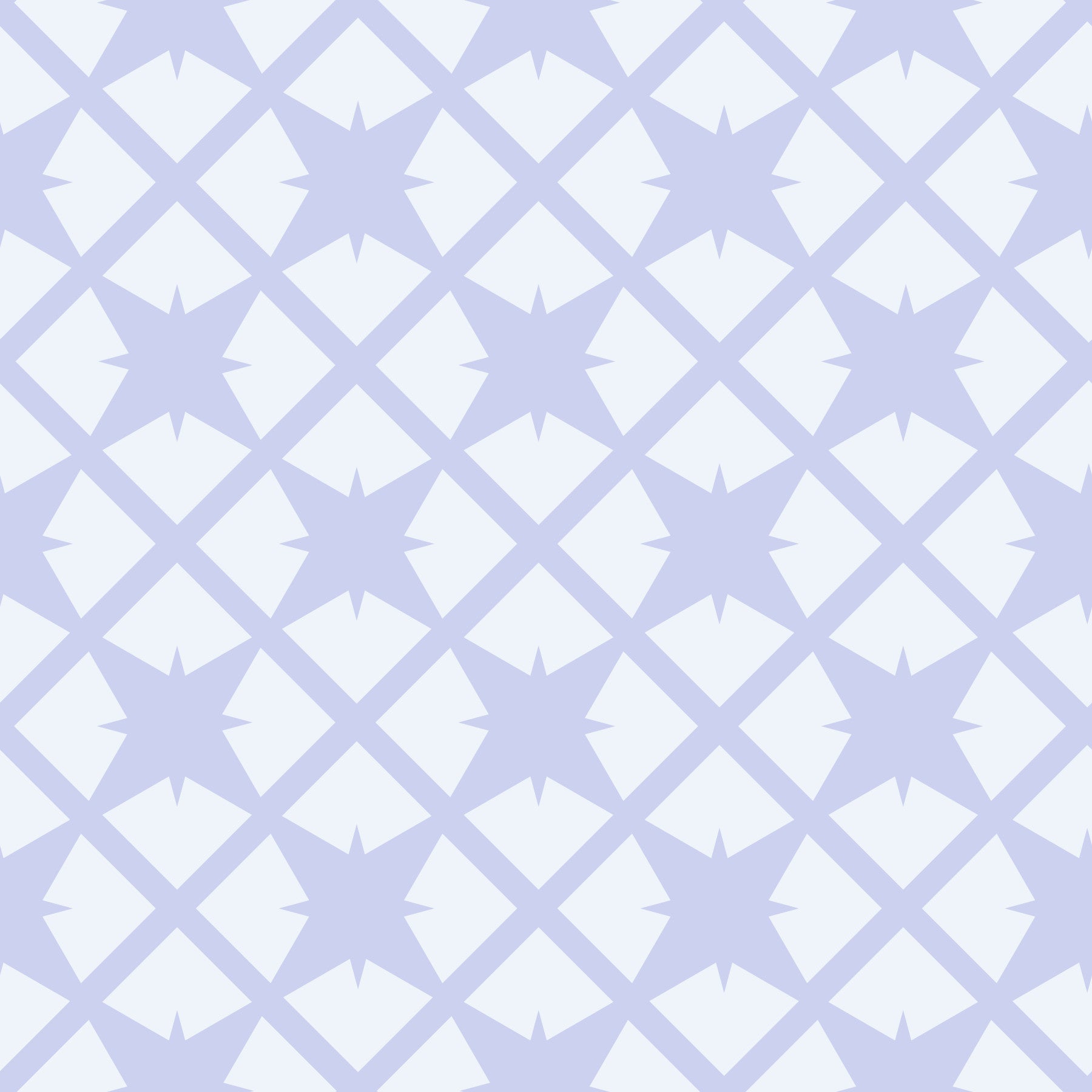 Minimalist Starburst Lattice Wallpaper⁠