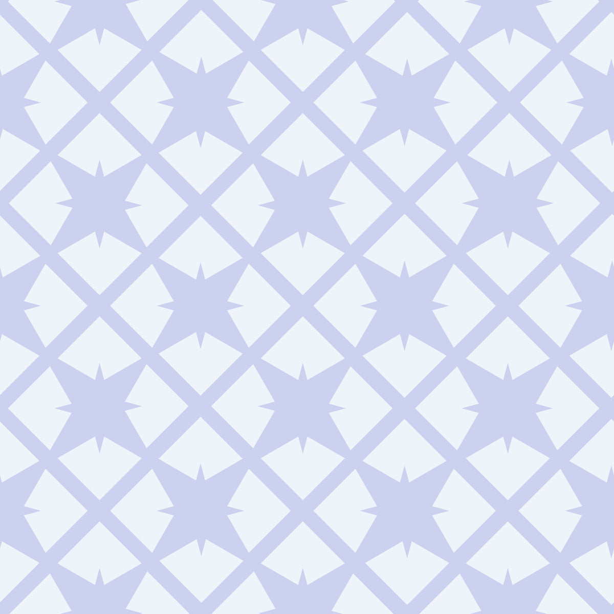 Minimalist Starburst Lattice Wallpaper⁠