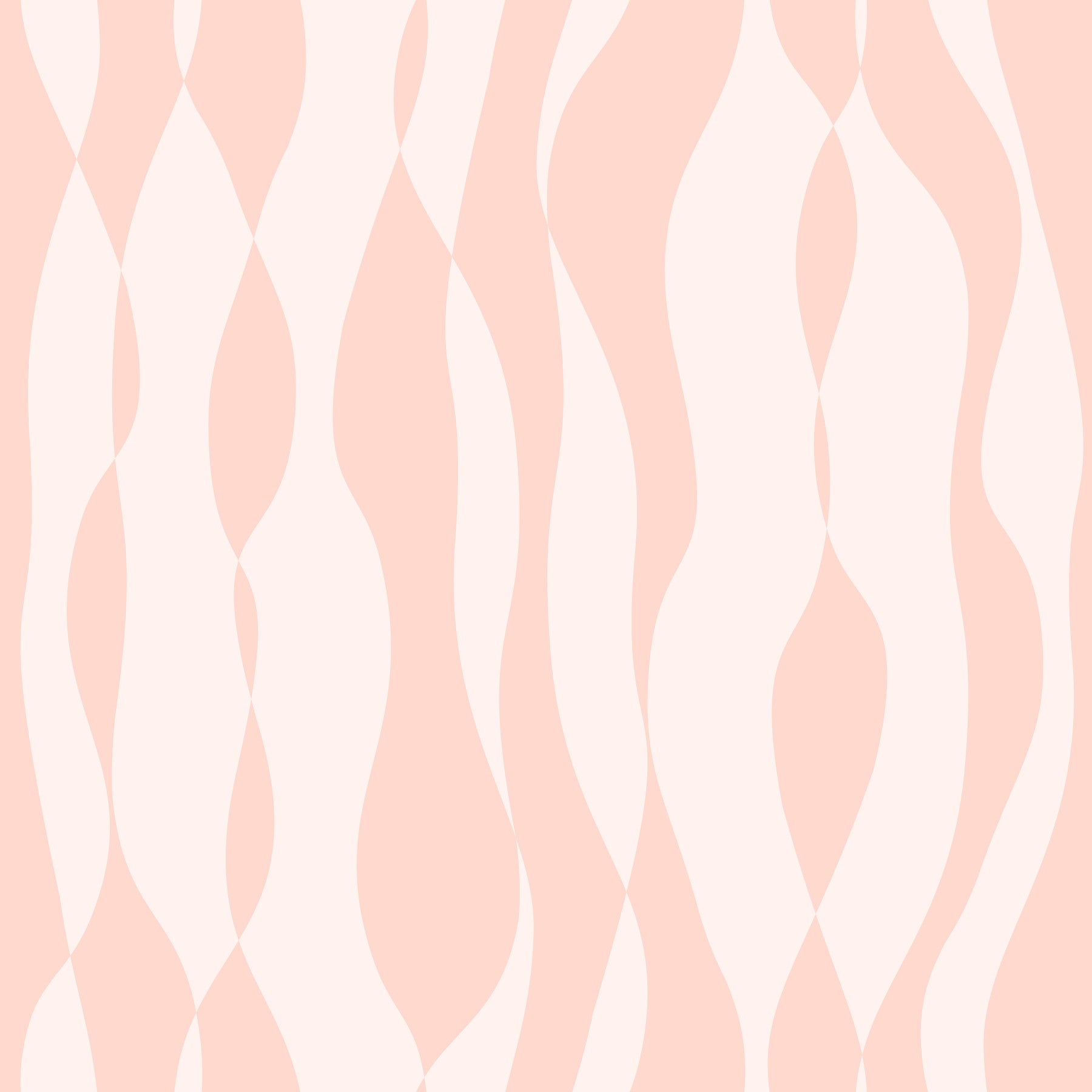 Minimalist Blush Flowing Lines Wallpaper⁠