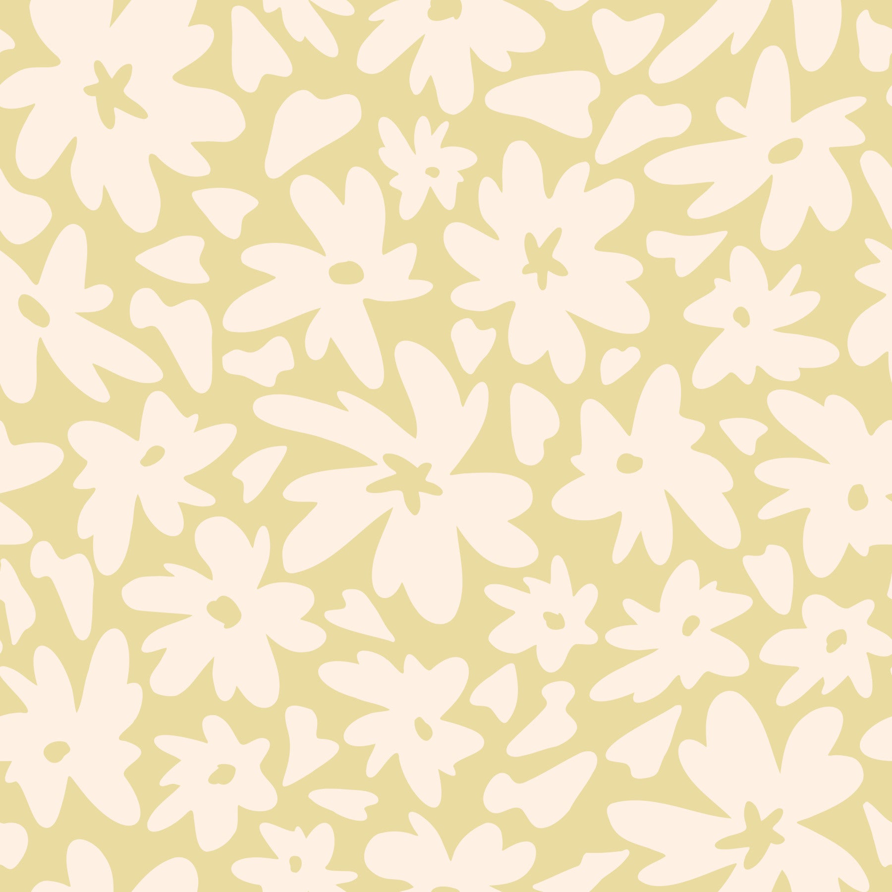 Minimalist Organic Petal Silhouette Wallpaper⁠