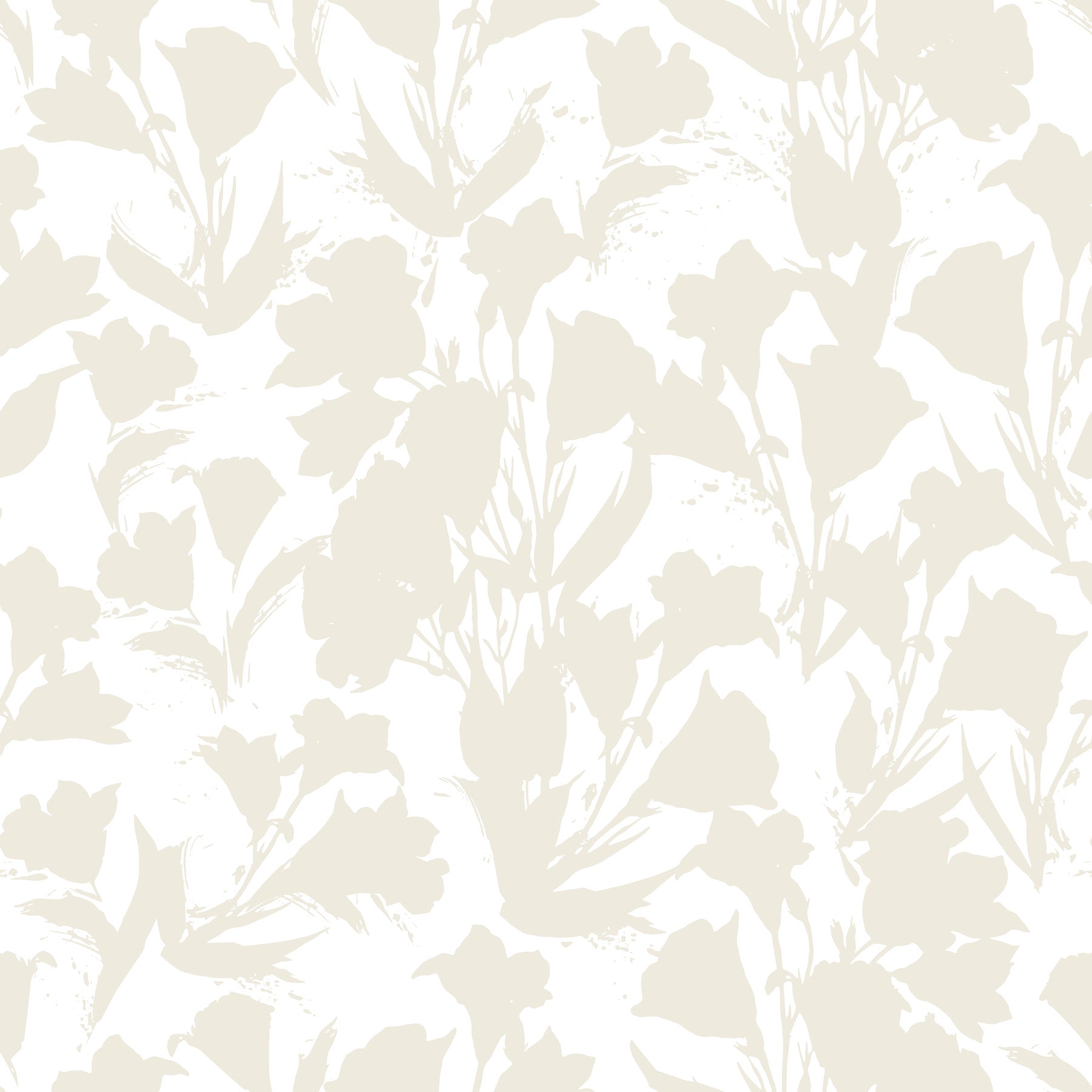 Minimalist Botanical Sketch Wallpaper⁠