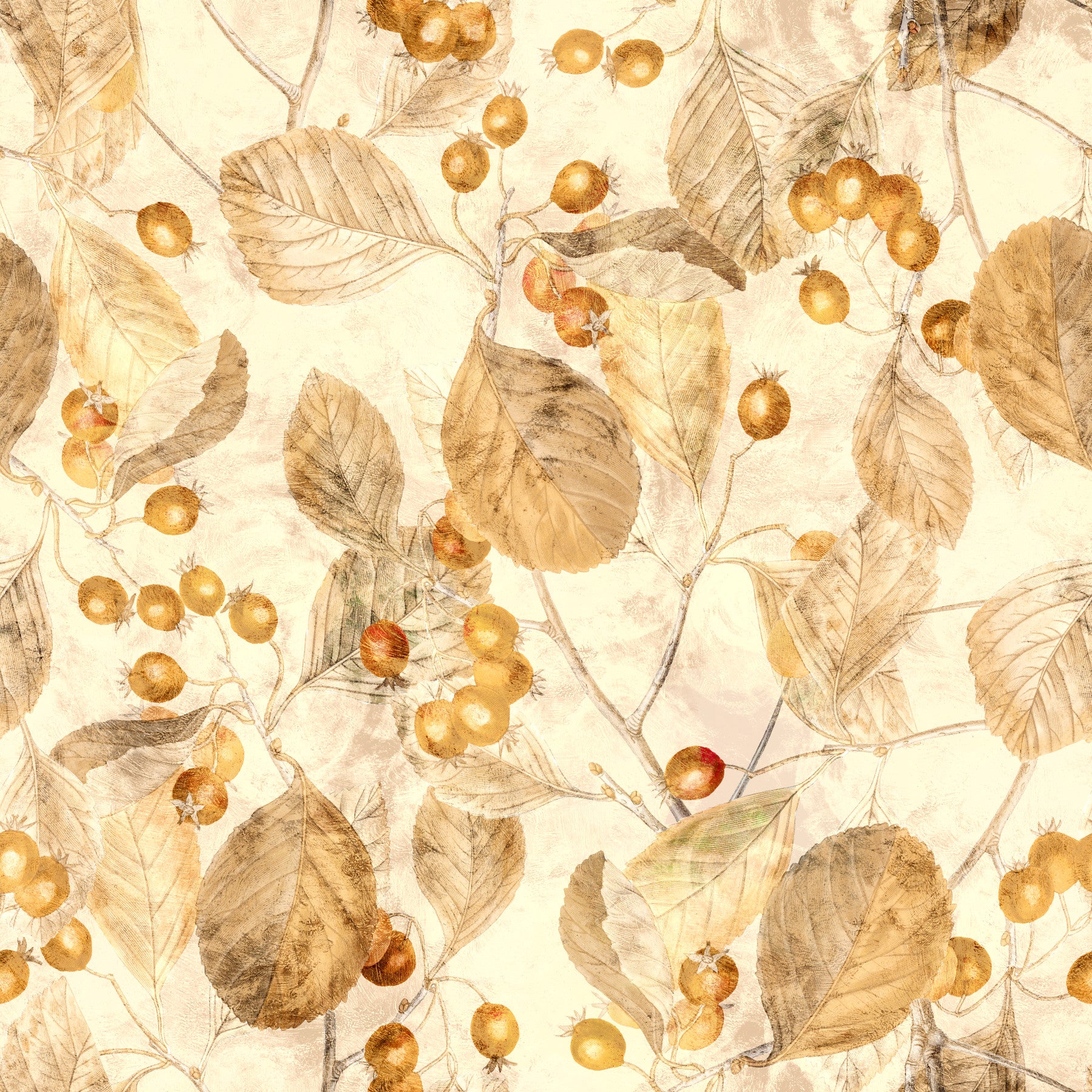 Rustic Autumn Harvest Orchard Wallpaper⁠
