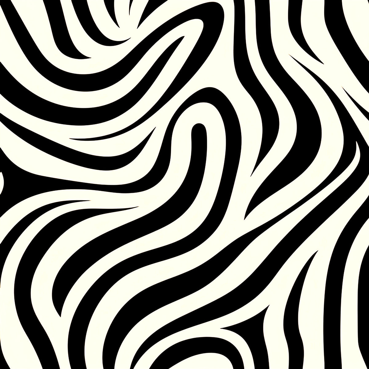Fluid Zebra Stripe Pattern Wallpaper⁠ in your room