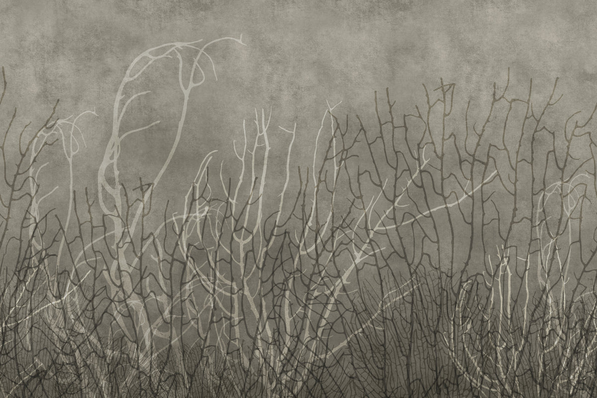 Sea Fans - Greige Wall Mural in your room