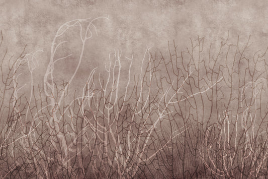 Sea Fans - Mauve Plum Wall Mural