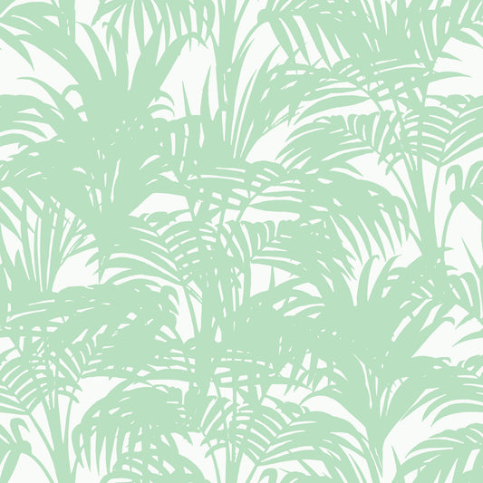 Minimalist Jungle Sage Pattern Wallpaper⁠