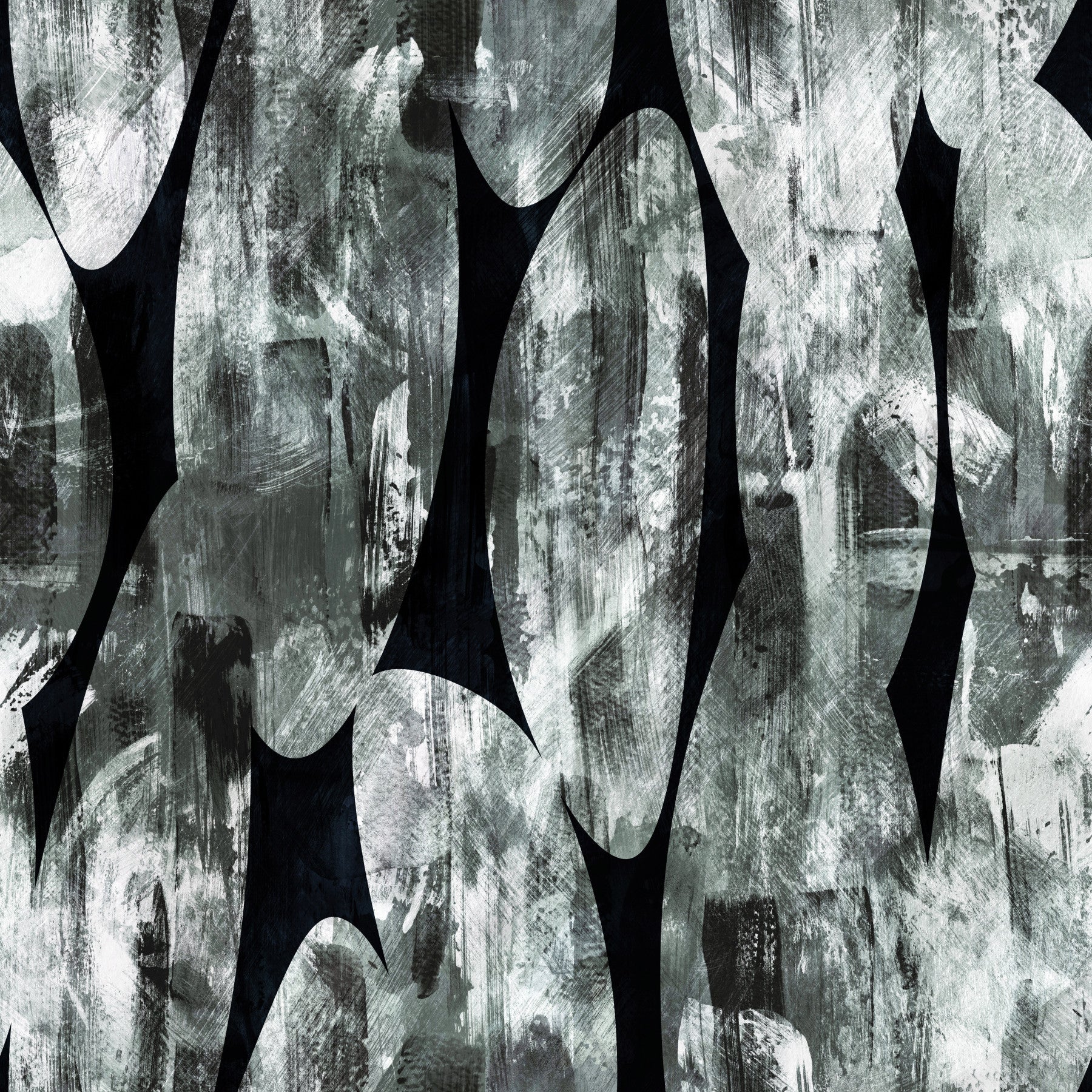 Monochromatic Abstract Brushstroke Wallpaper⁠