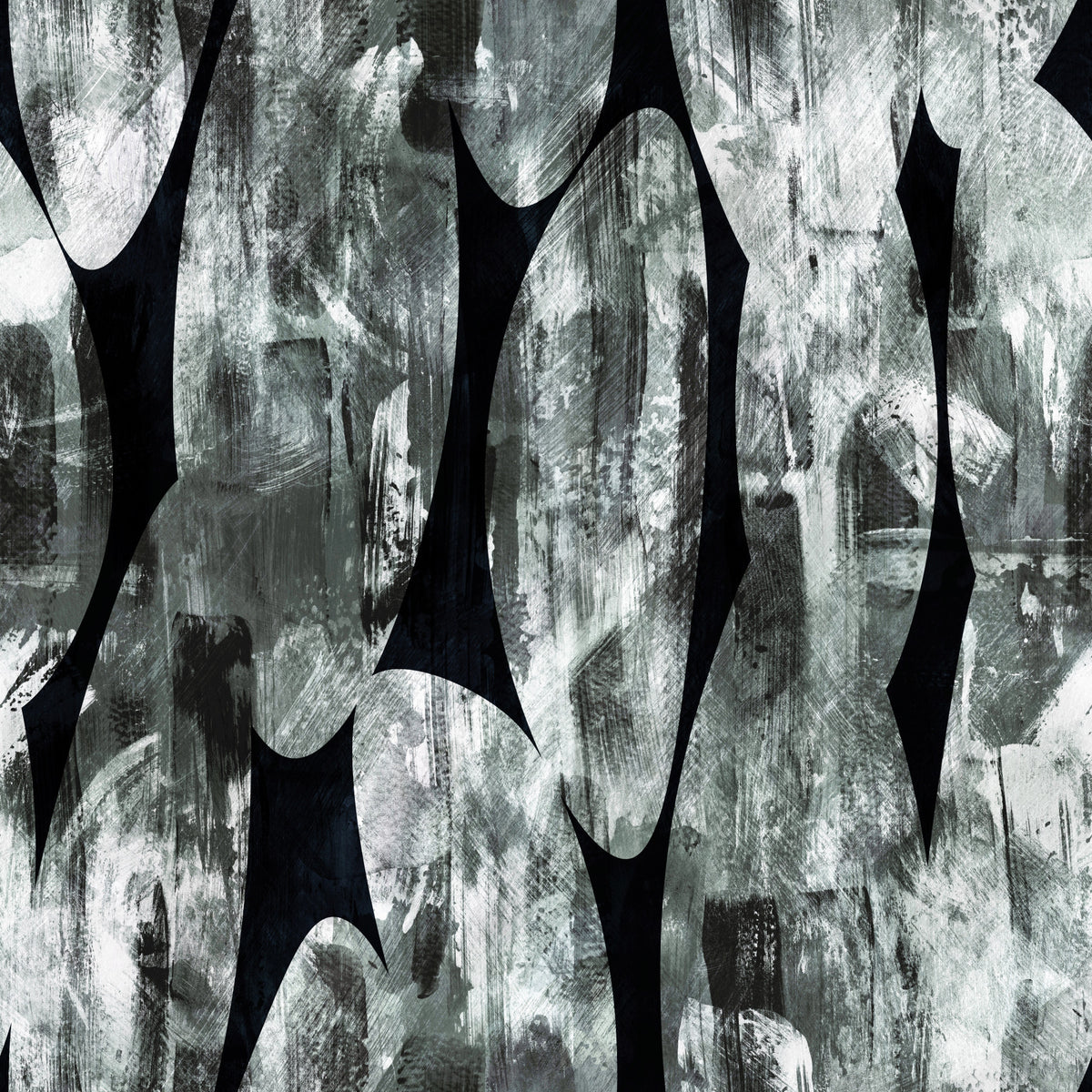 Monochromatic Abstract Brushstroke Wallpaper⁠ in your room