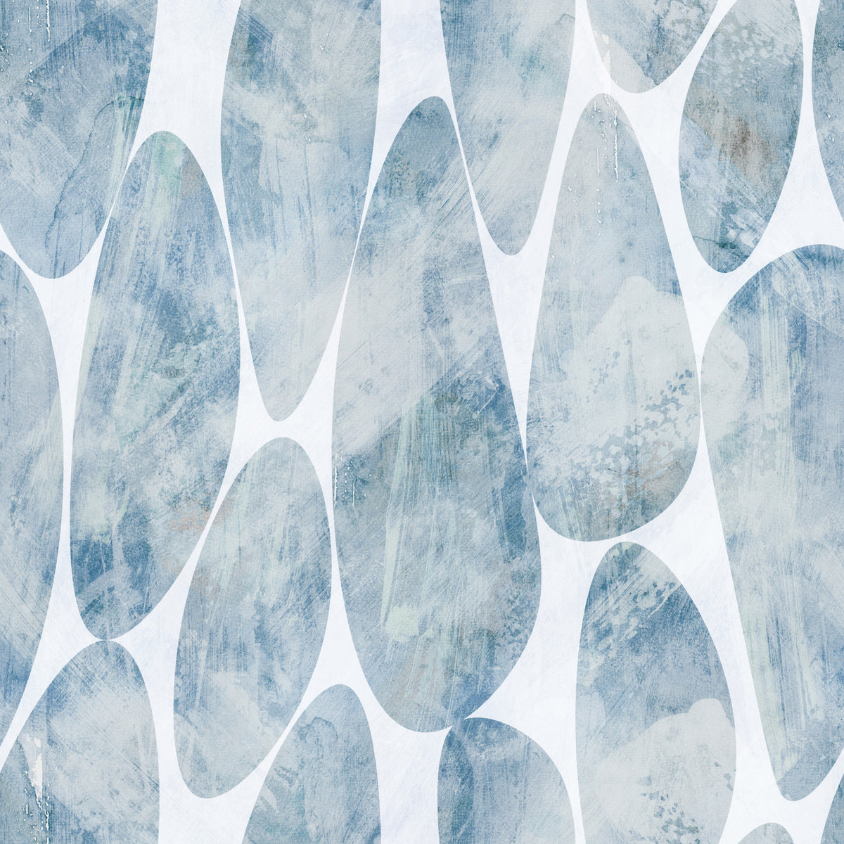 Cerulean Pebbled Texture Wallpaper⁠ in your room — zoomed