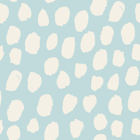 Soft Blue and Cream Dotted Texture Wallpaper⁠