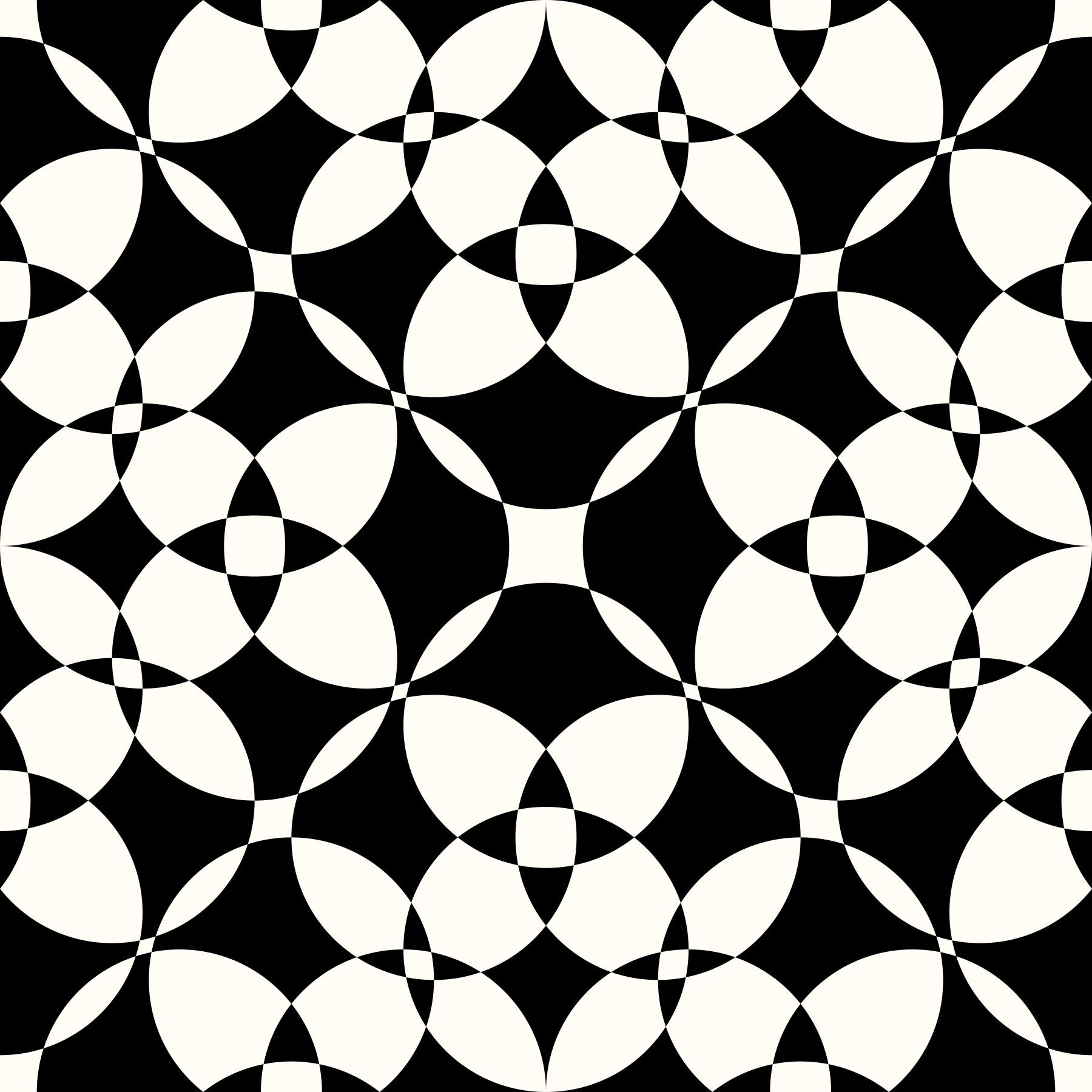 Abstract Geometric Monochrome Curves Wallpaper⁠