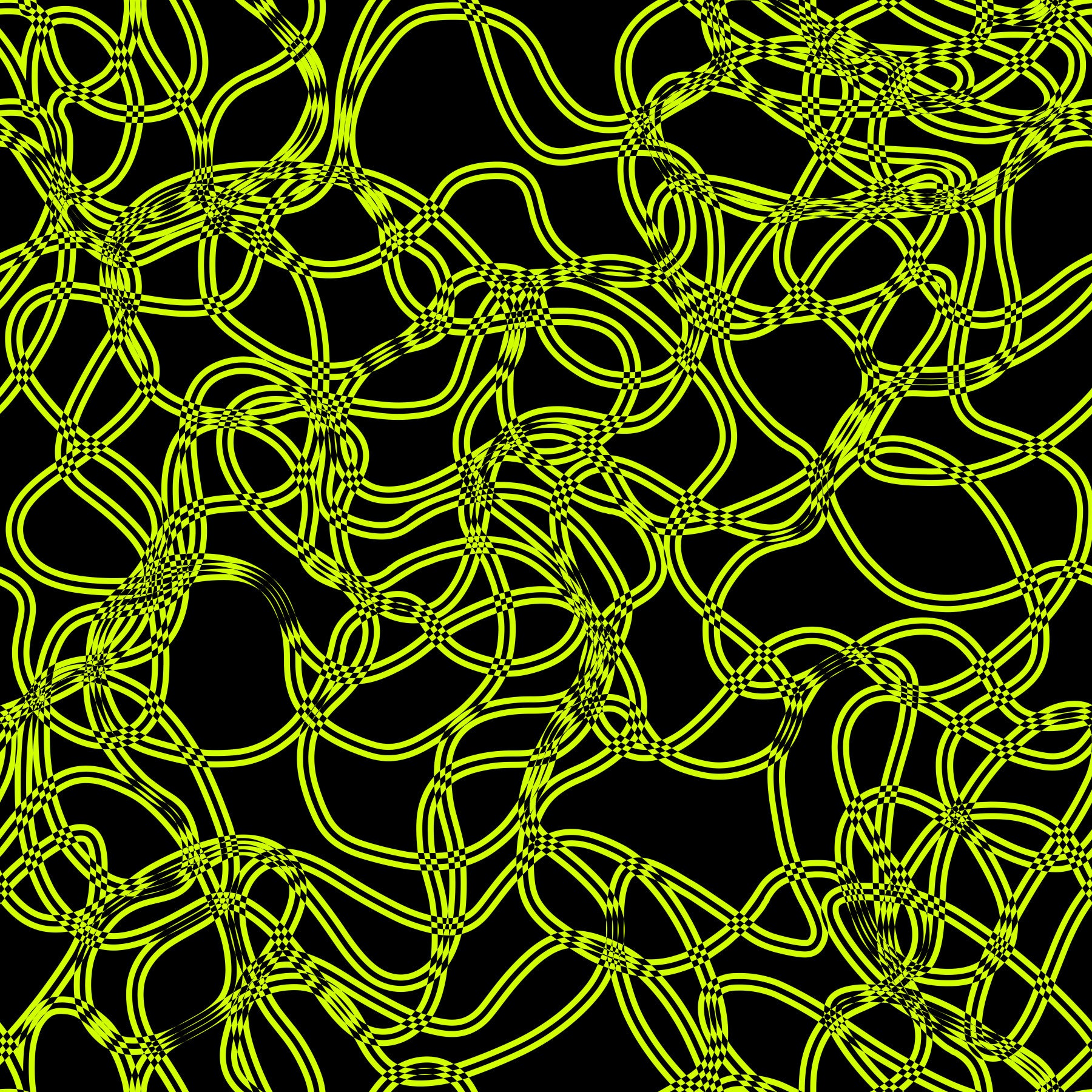 Electric Neon Grid Lines Wallpaper⁠