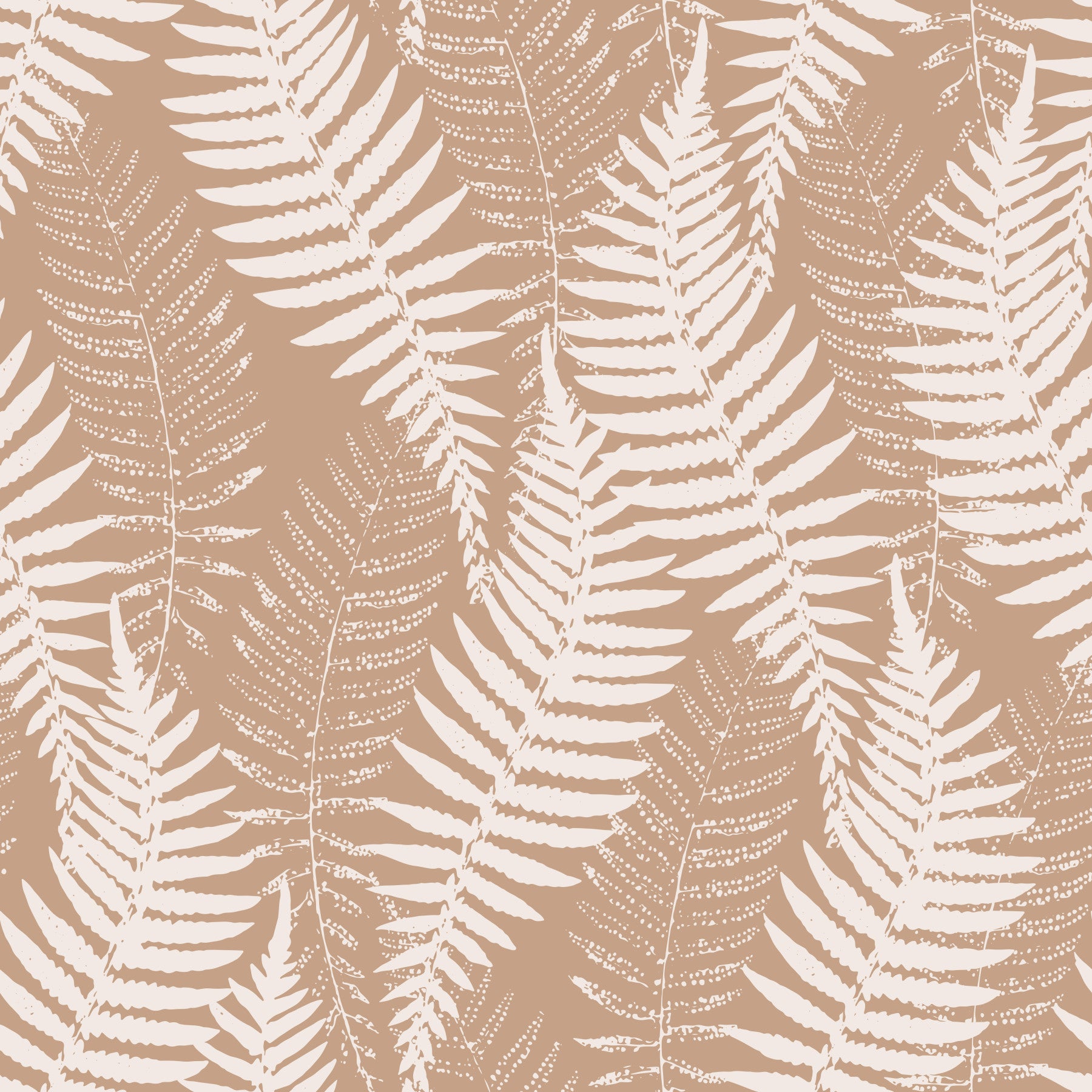 Rustic Fern Silhouette Botanical Wallpaper⁠