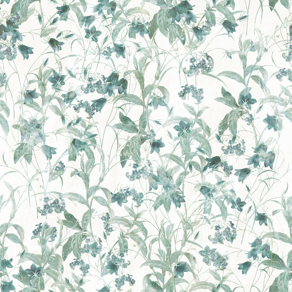Vintage Countryside Floral Study Wallpaper⁠ in your room