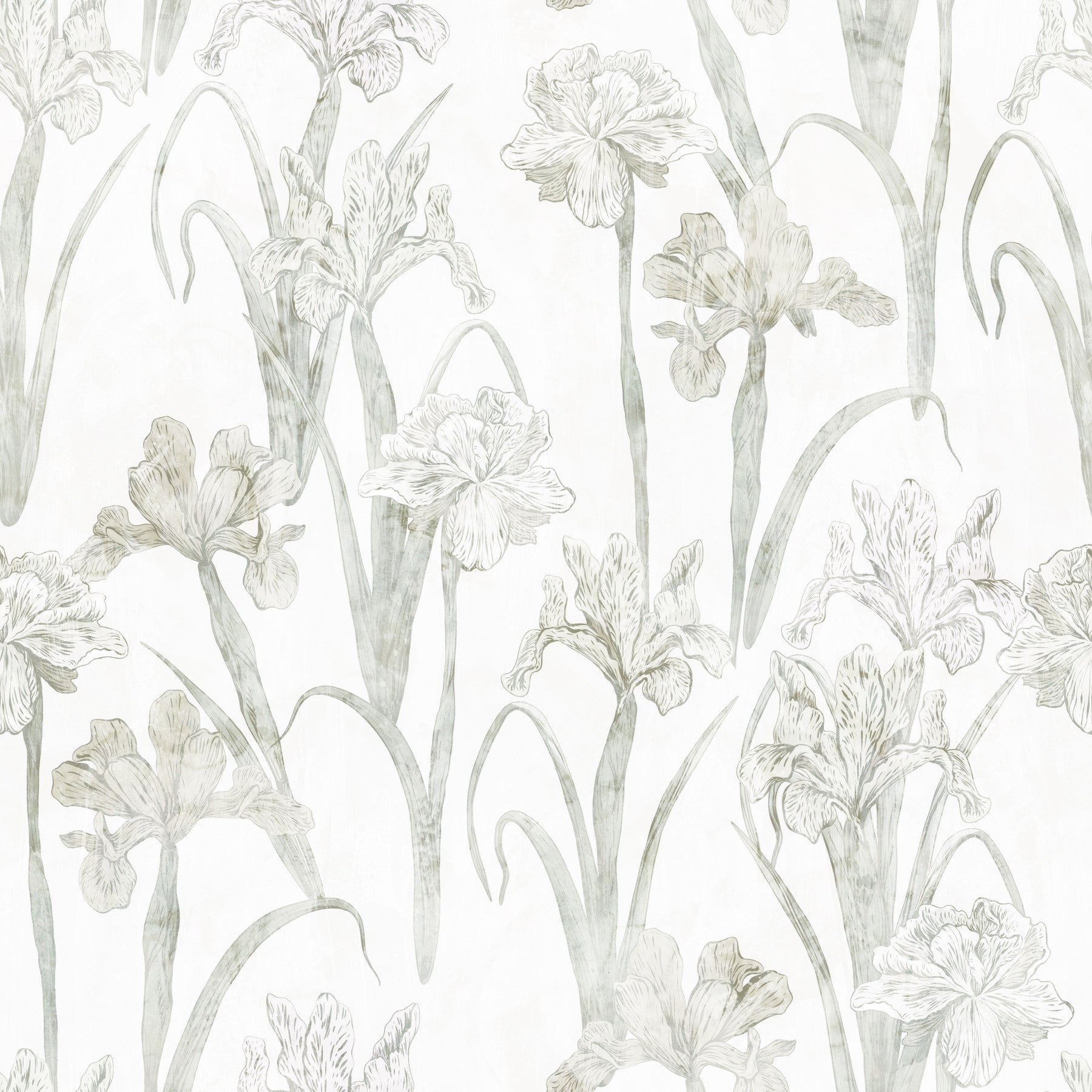 Serene Botanical Sketch Wallpaper⁠