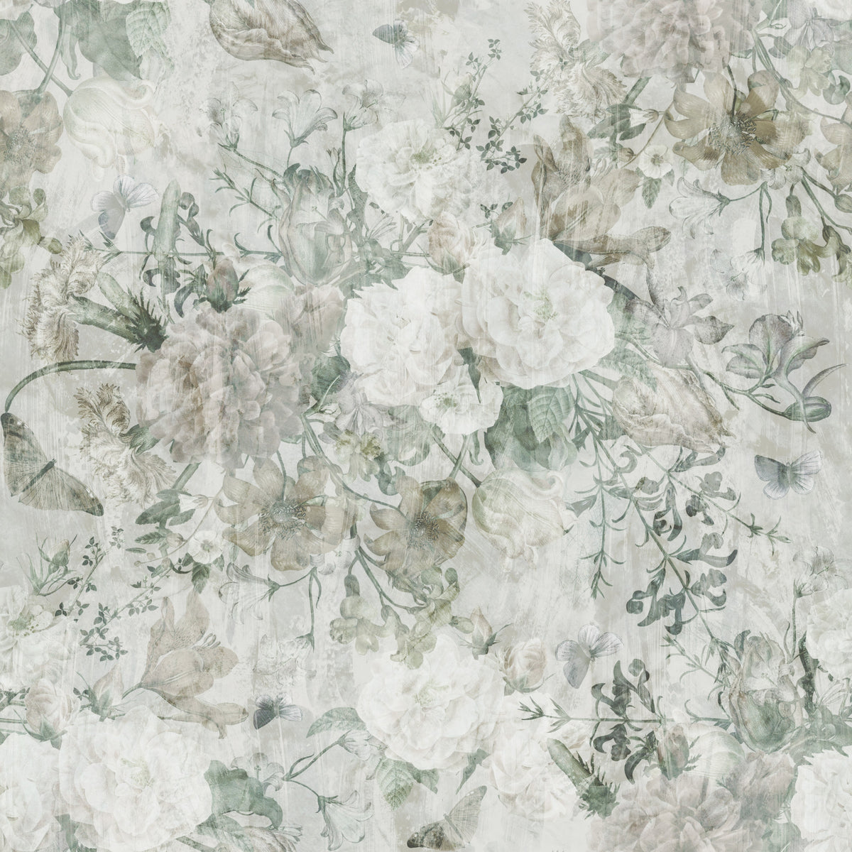 Misty Botanical Meadow Wallpaper⁠ in your room