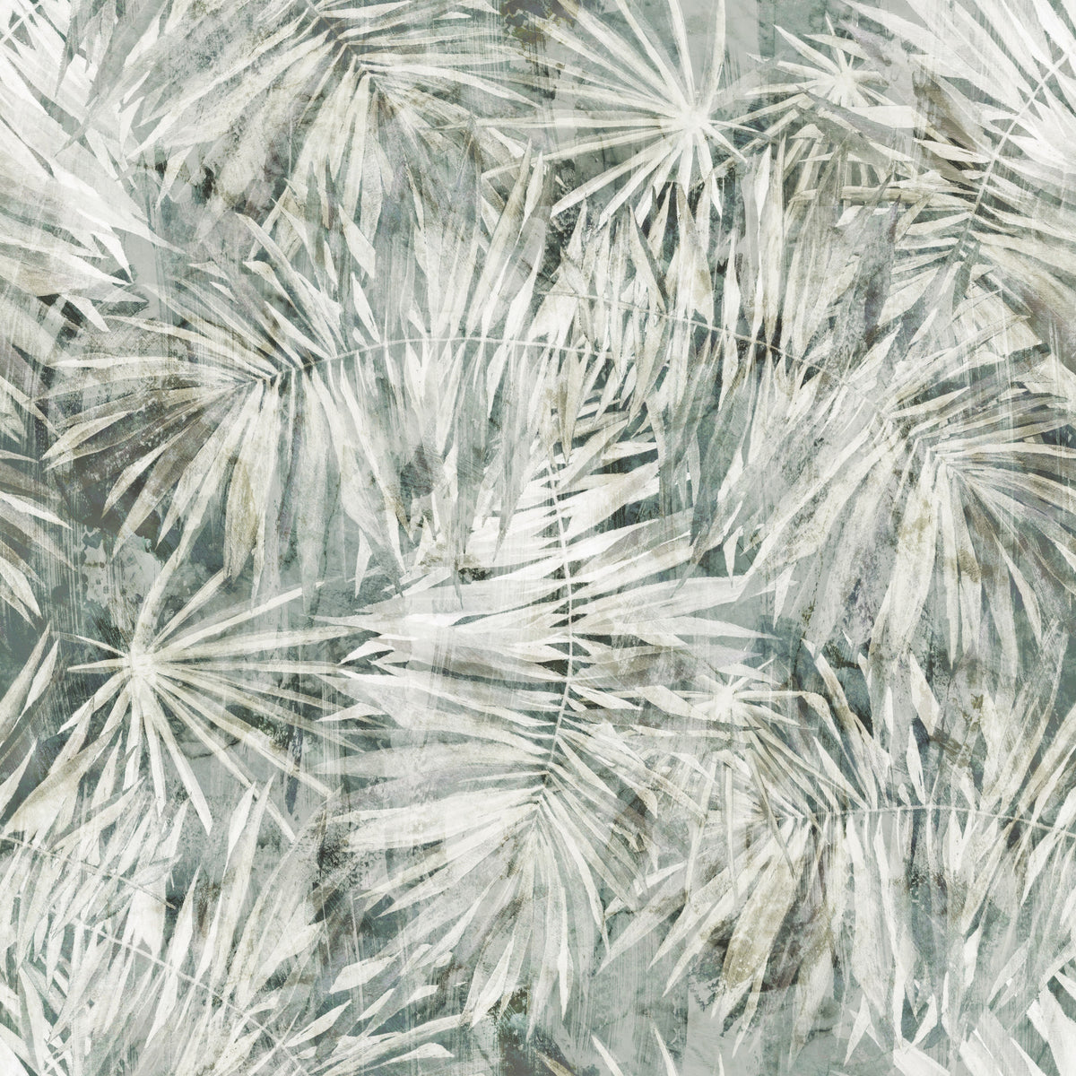 Misty Fern Botanical Art Wallpaper⁠ in your room