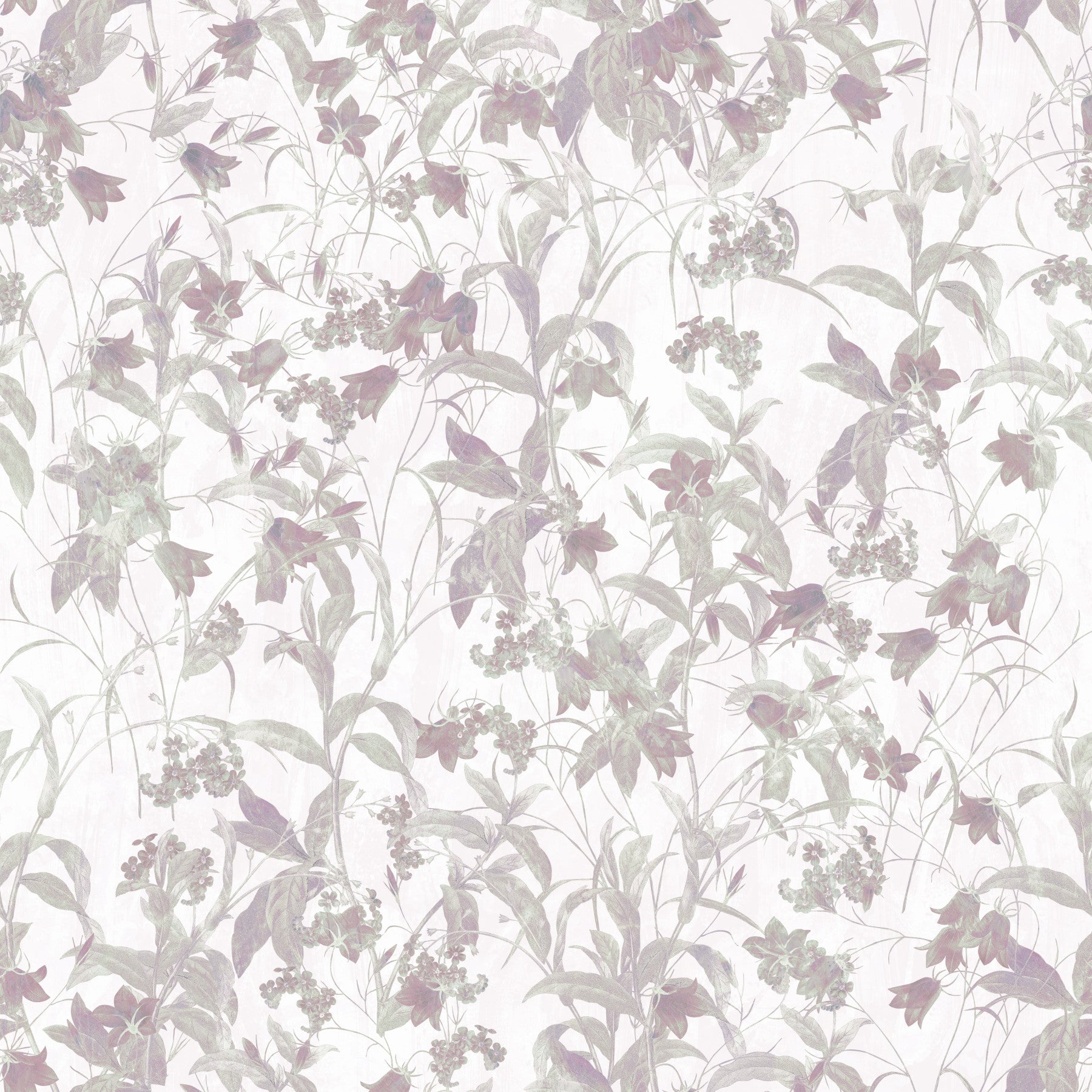 Serene Watercolor Botanical Trail Wallpaper⁠