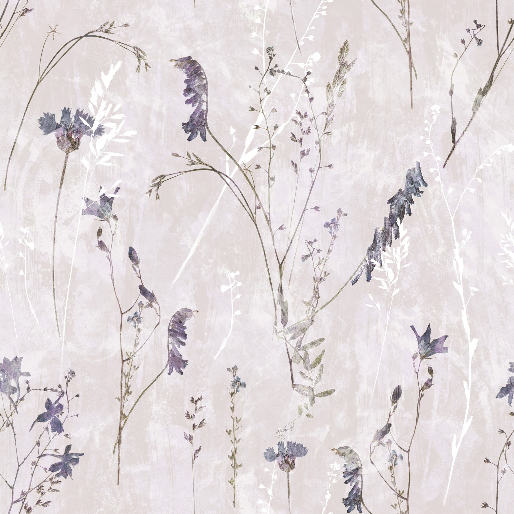 Ethereal Pressed Wildflowers Wallpaper⁠