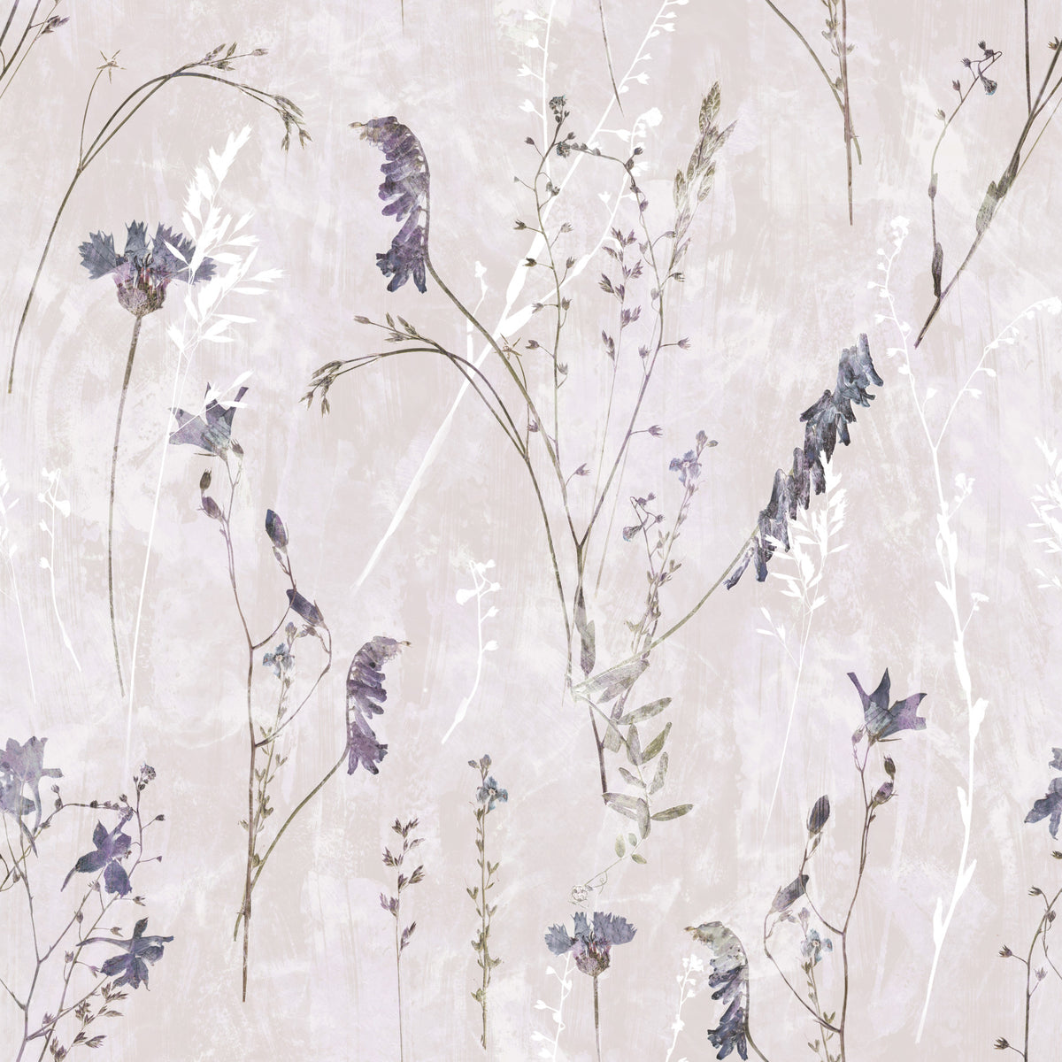 Ethereal Pressed Wildflowers Wallpaper⁠ in your room