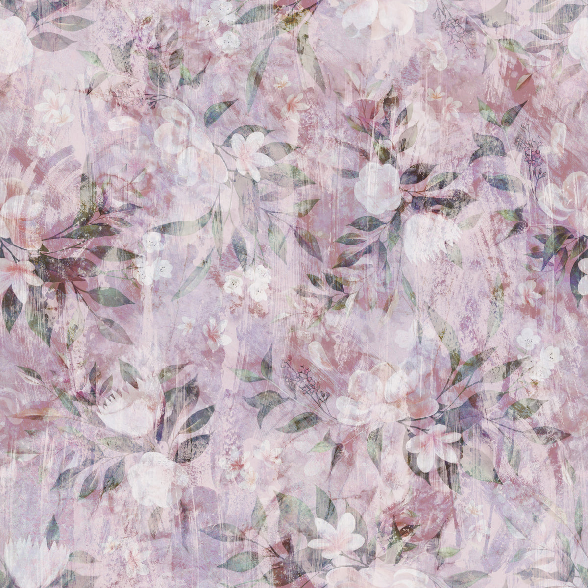 Muted Meadow Brushstroke Print Wallpaper⁠ in your room — zoomed