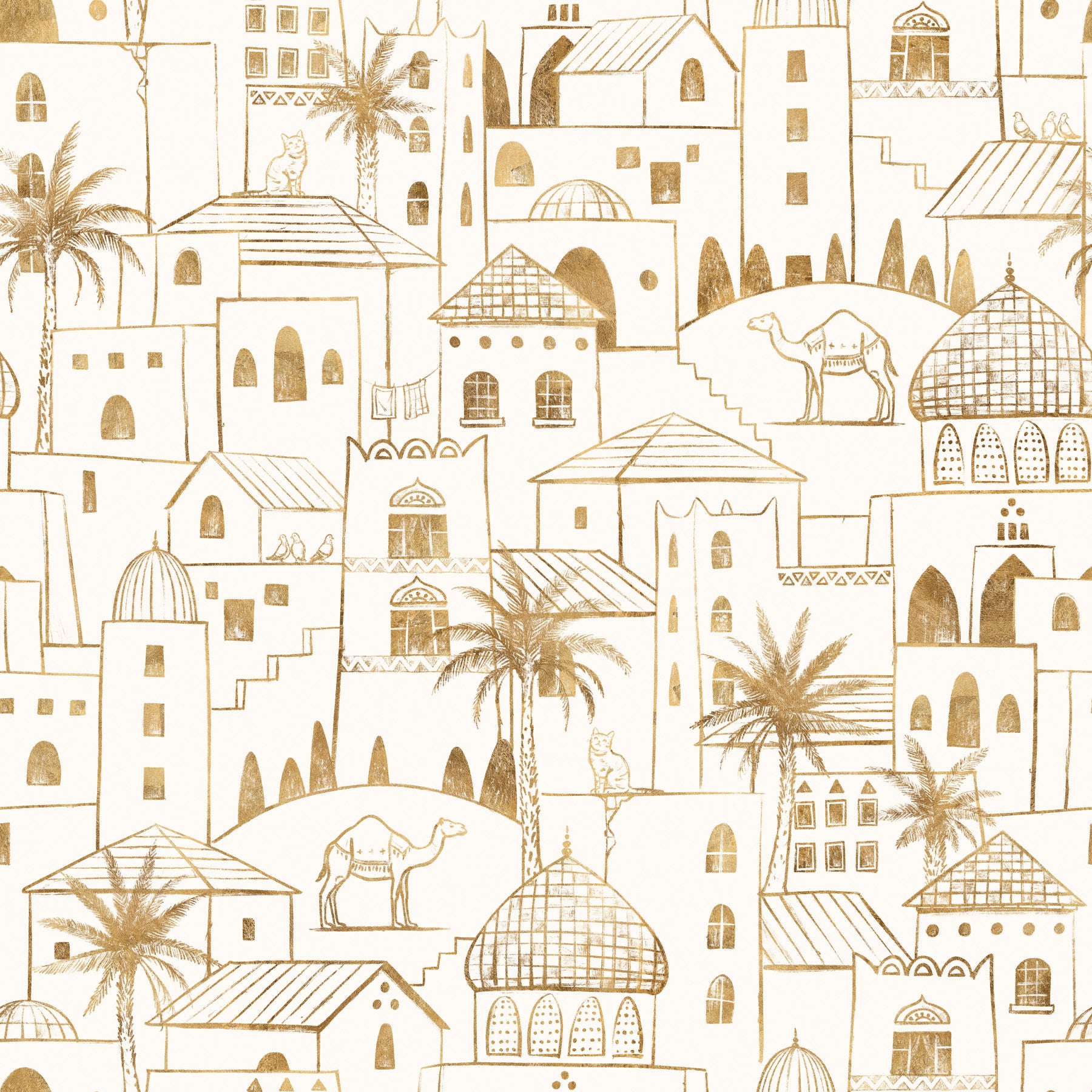 Desert Dreams Sketch Wallpaper⁠