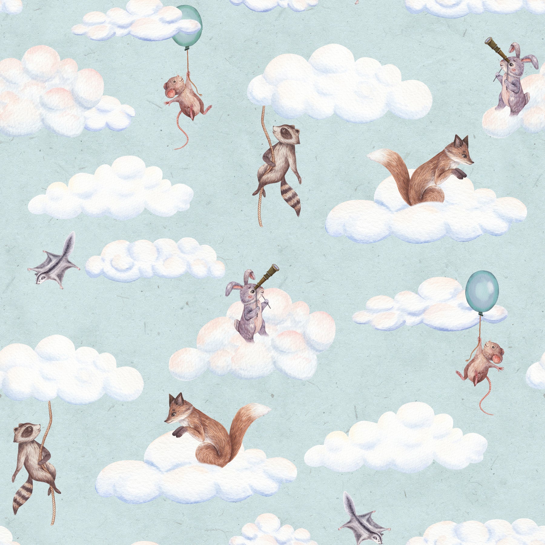 Floating Forest Friends Wallpaper⁠