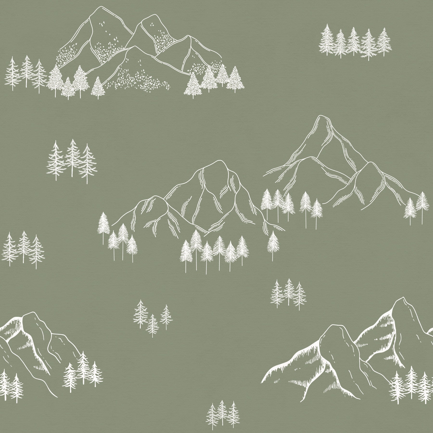 Minimalist Alpine Peaks Wallpaper⁠