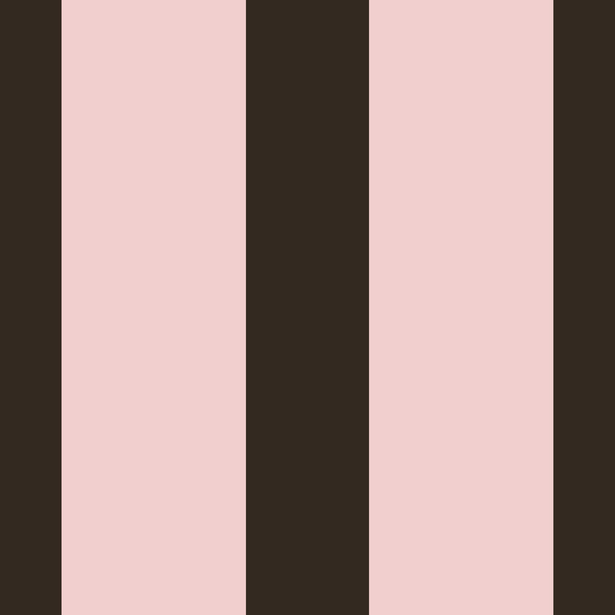 Mocha and Blush Striped Pattern Wallpaper⁠