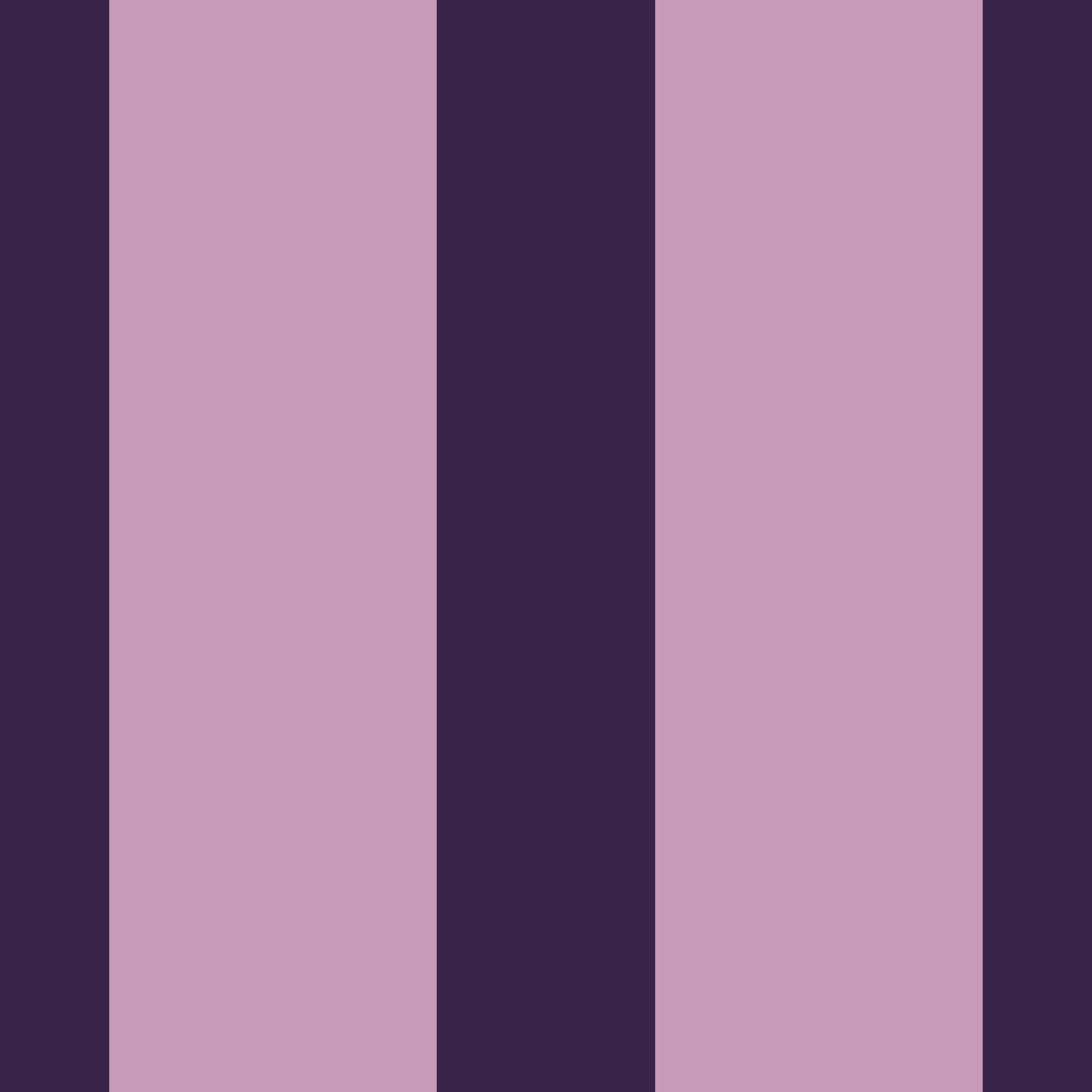 Deep Plum and Soft Lilac Vertical Stripes Wallpaper⁠