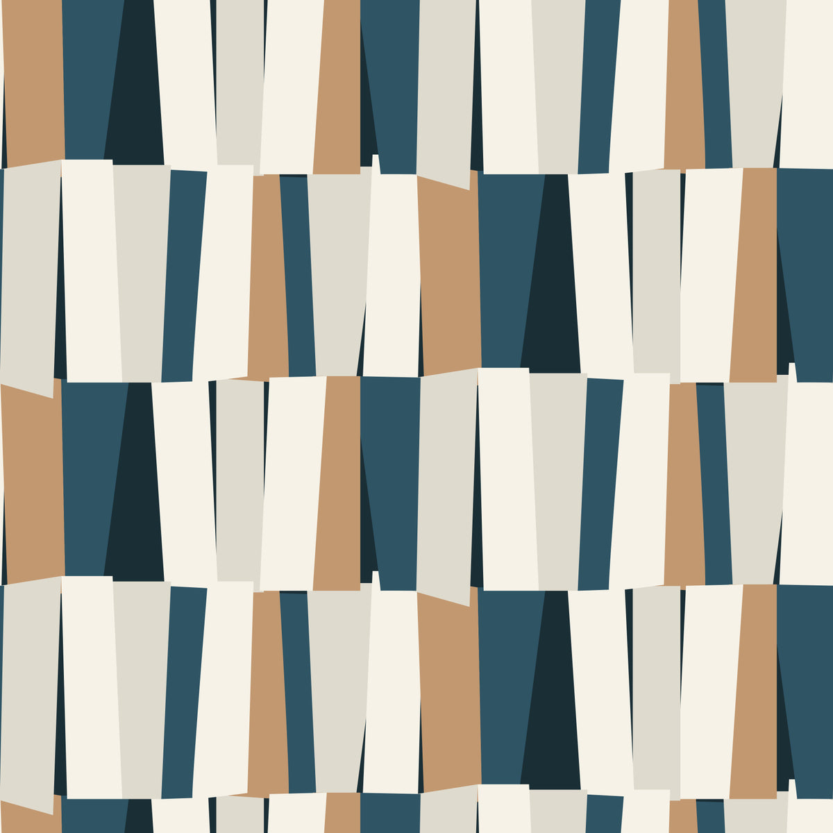 Abstract Geometric Vertical Panel Art Wallpaper⁠ in your room