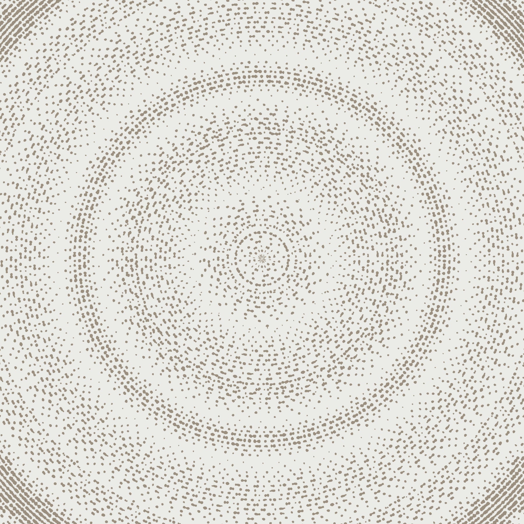 Minimalist Dot Ripple Pattern Wall Mural