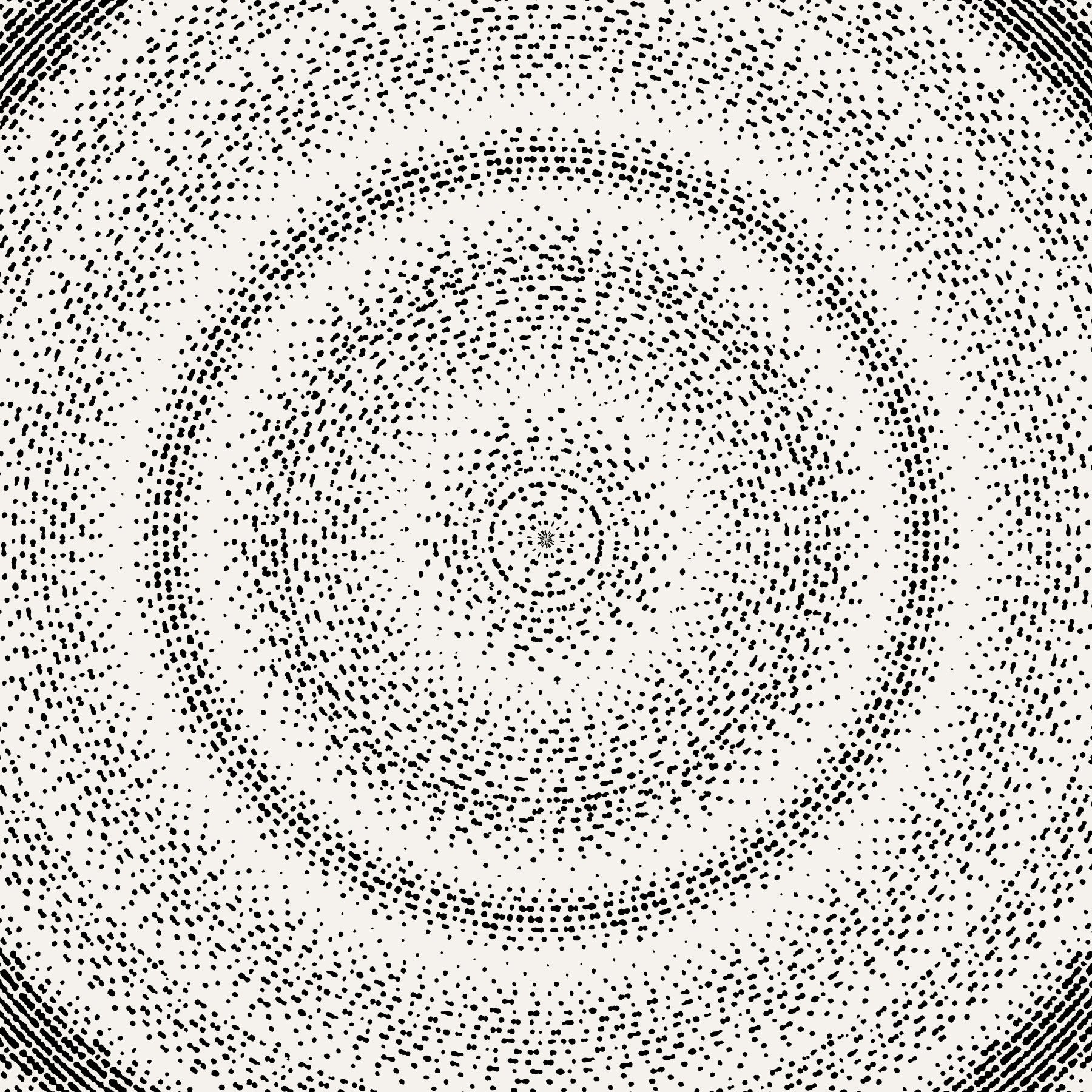 Celestial Dotted Drip Circle Wall Mural