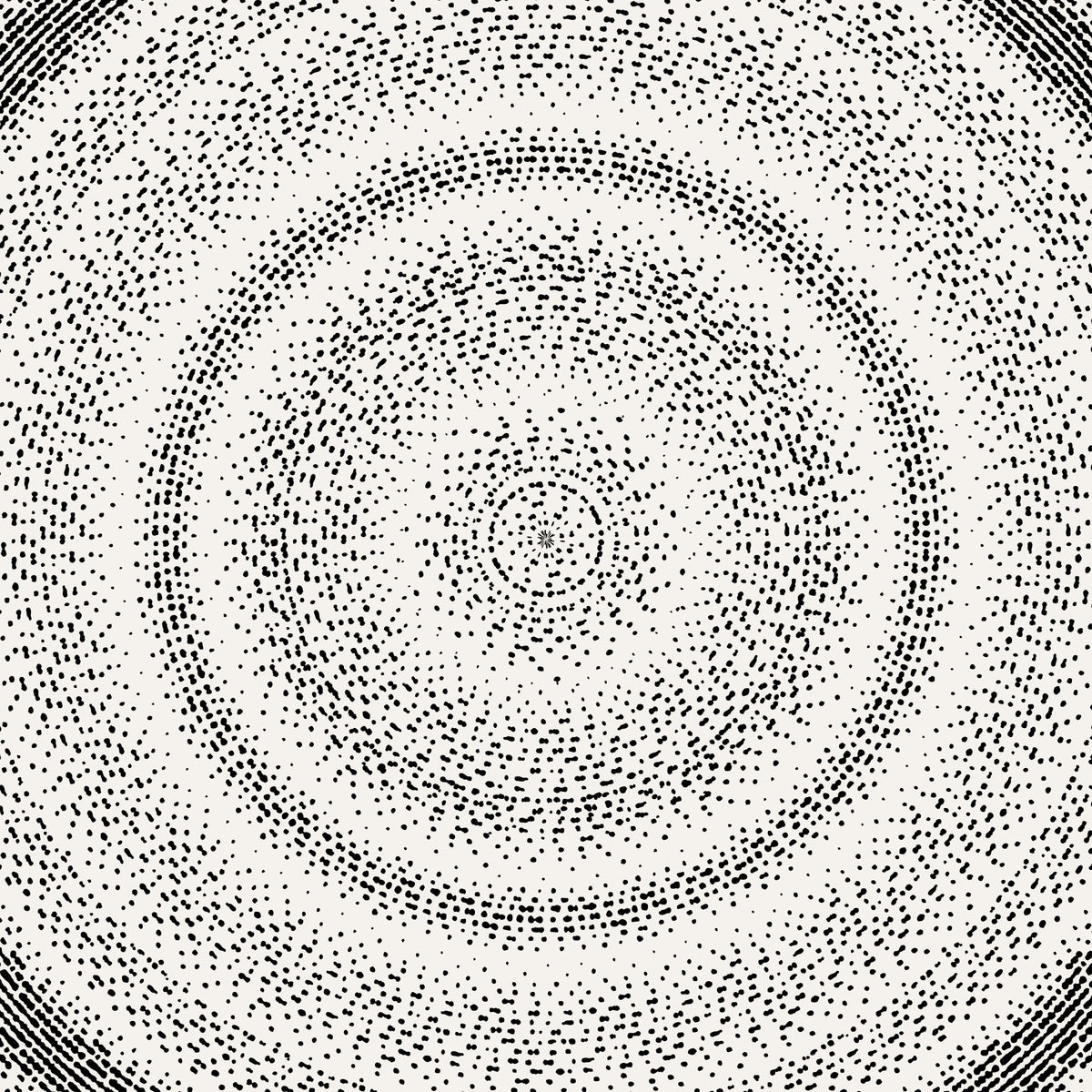 Celestial Dotted Drip Circle Wall Mural in your room