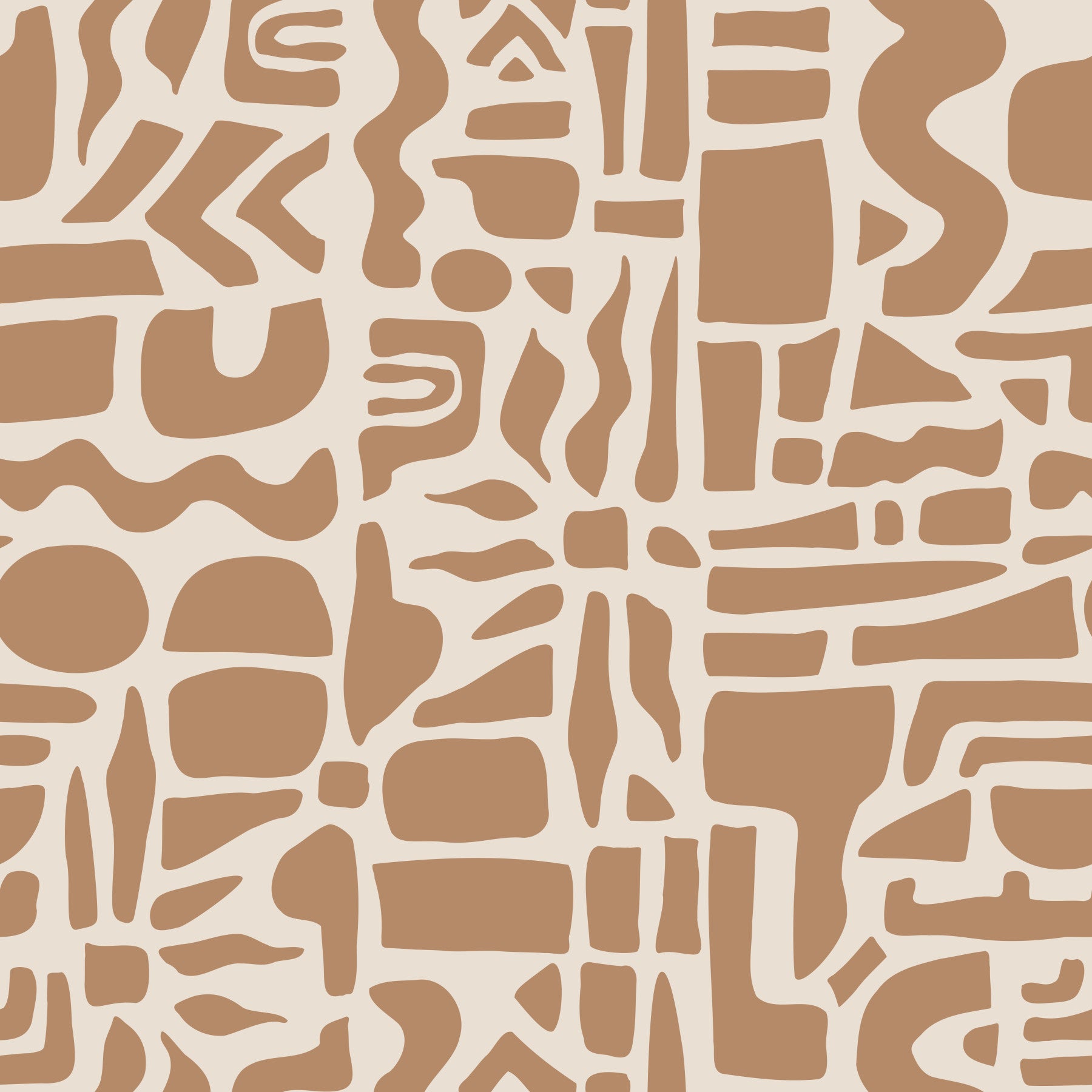 Abstract Earth Toned Shapes Wallpaper⁠