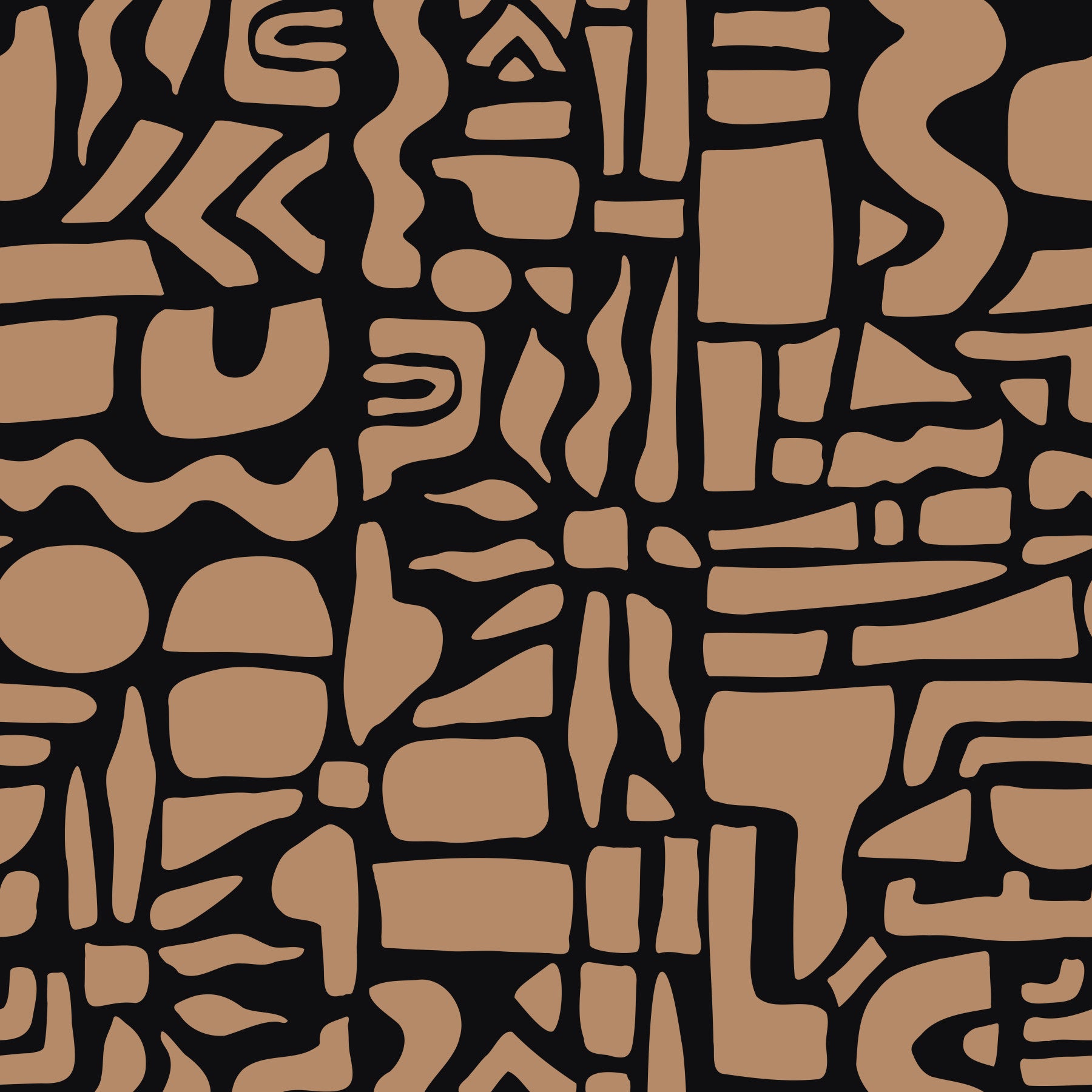 Abstract Earth Toned Geometric Shapes Wallpaper⁠